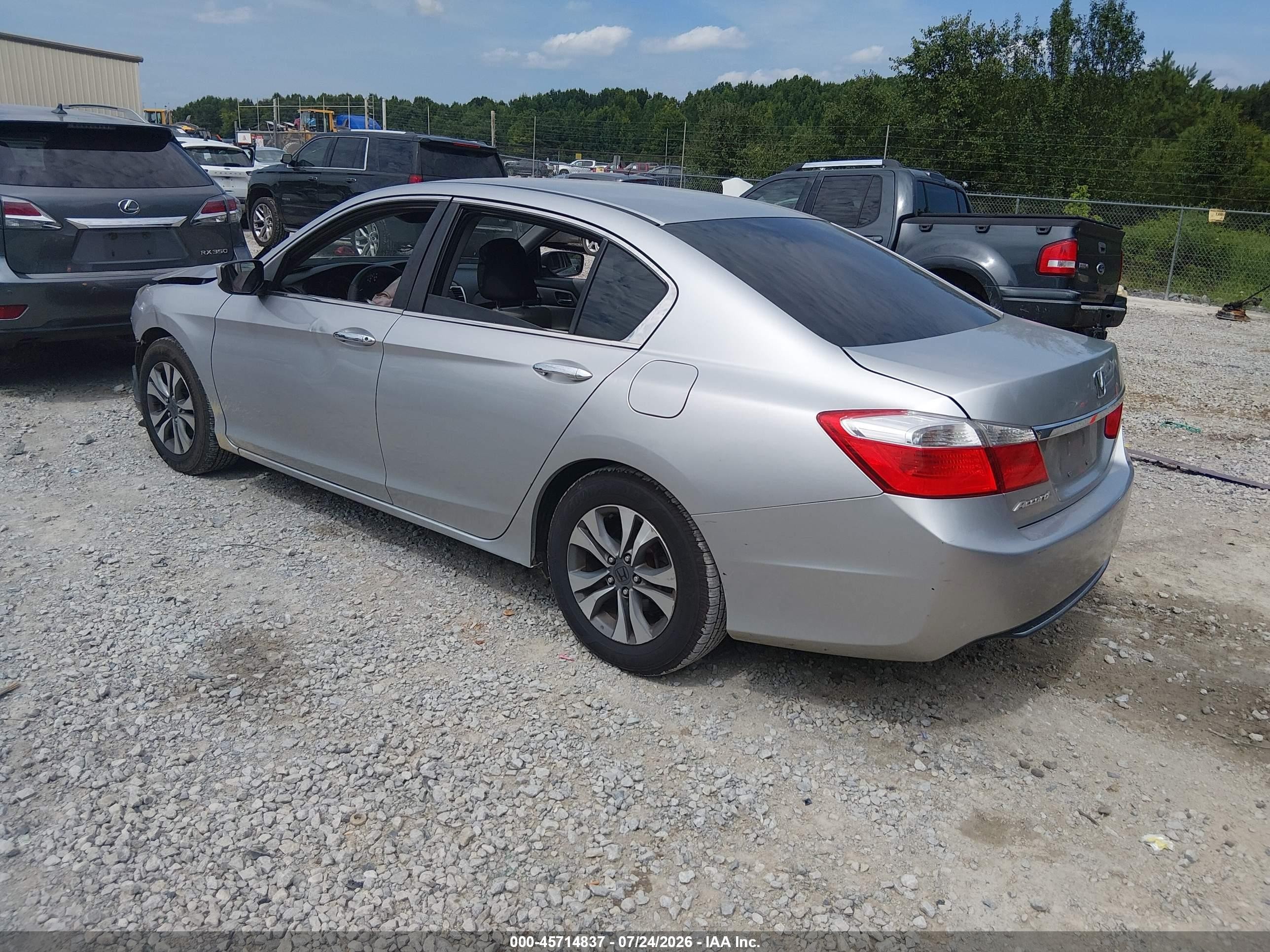 2013 Honda Accord Lx Silver vin: 1HGCR2F32DA198257