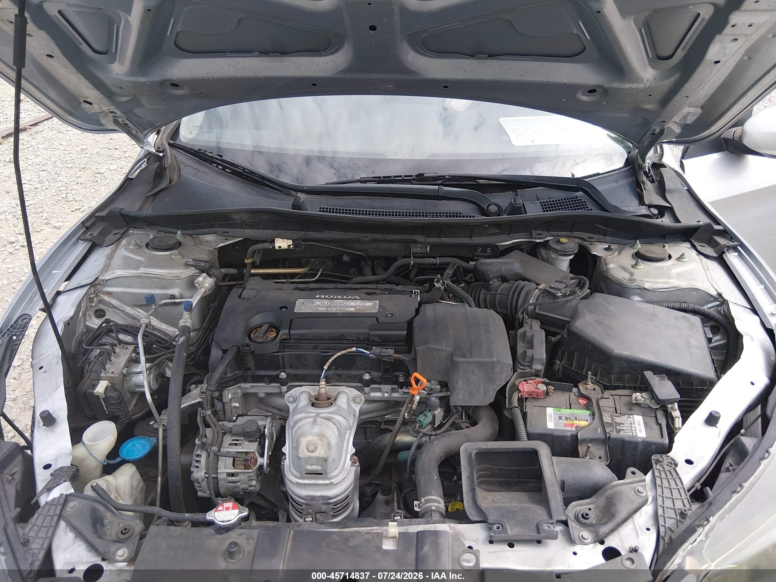2013 Honda Accord Lx Silver vin: 1HGCR2F32DA198257