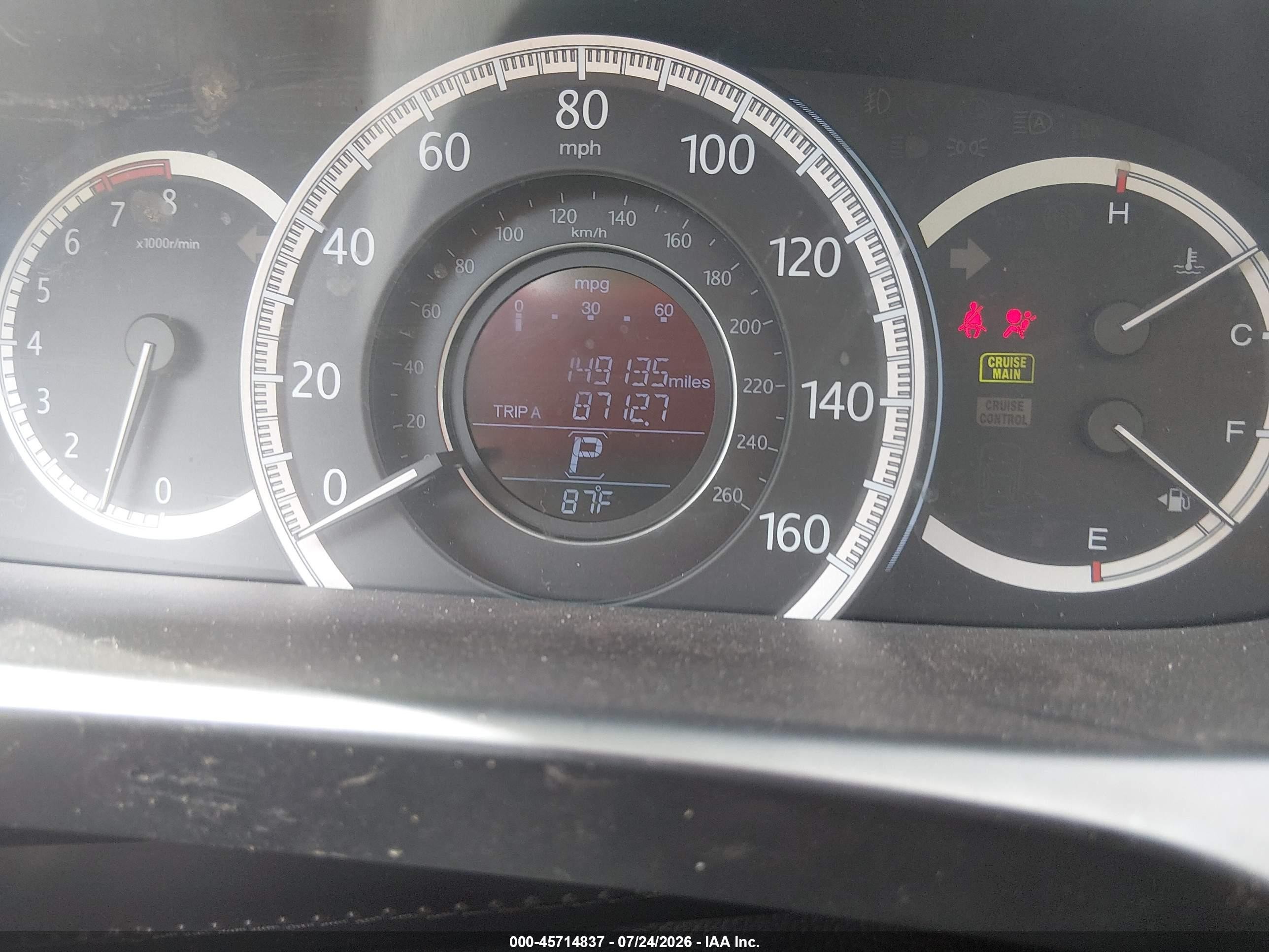 2013 Honda Accord Lx Silver vin: 1HGCR2F32DA198257