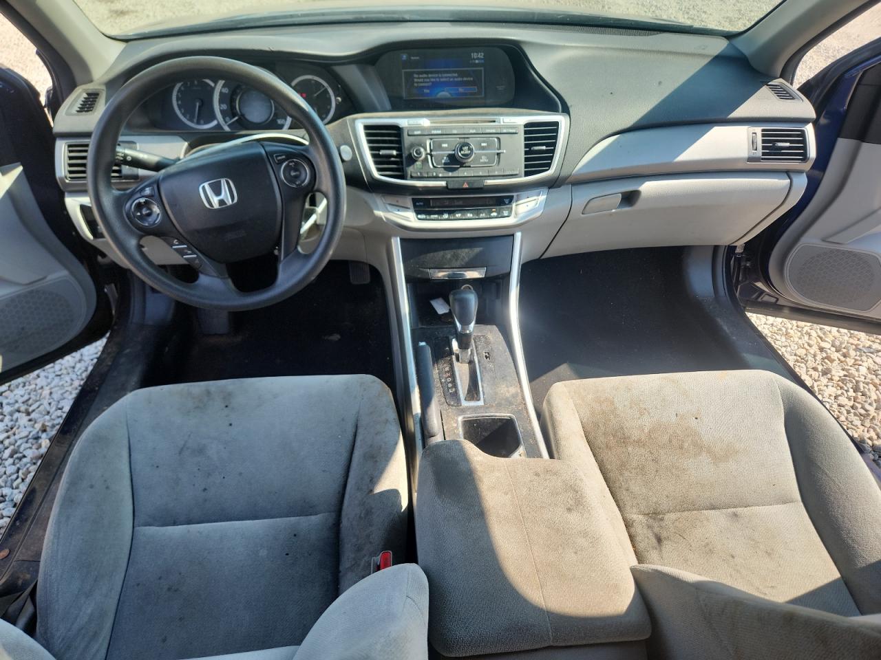 2013 Honda Accord Lx Blue vin: 1HGCR2F32DA205840