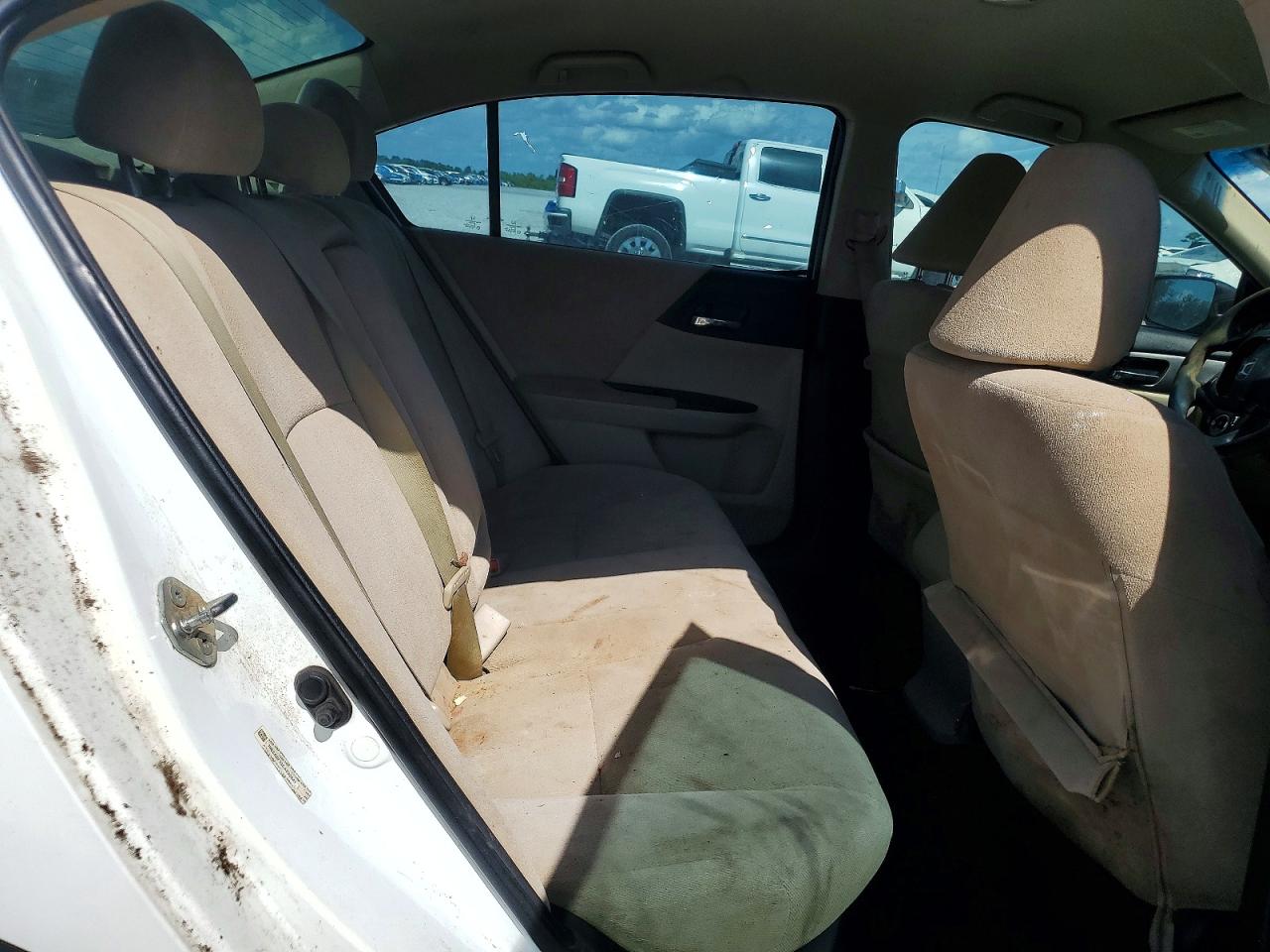 2013 Honda Accord Lx White vin: 1HGCR2F32DA232021