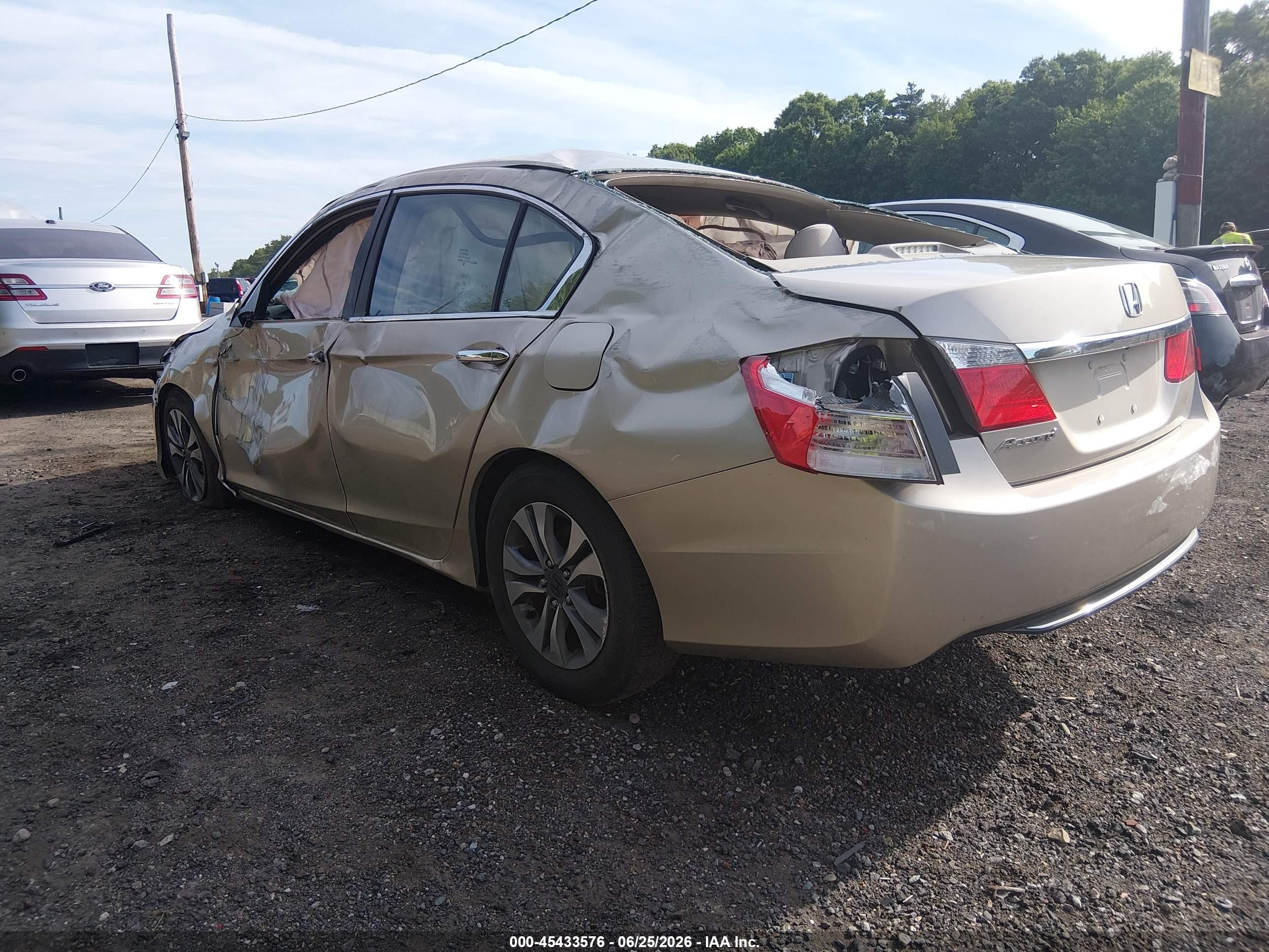 2013 Honda Accord Lx Gold vin: 1HGCR2F32DA238496