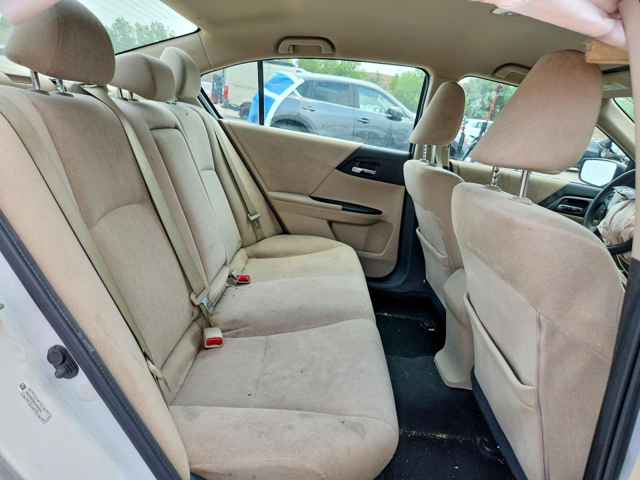 2013 Honda Accord Lx White vin: 1HGCR2F32DA262541