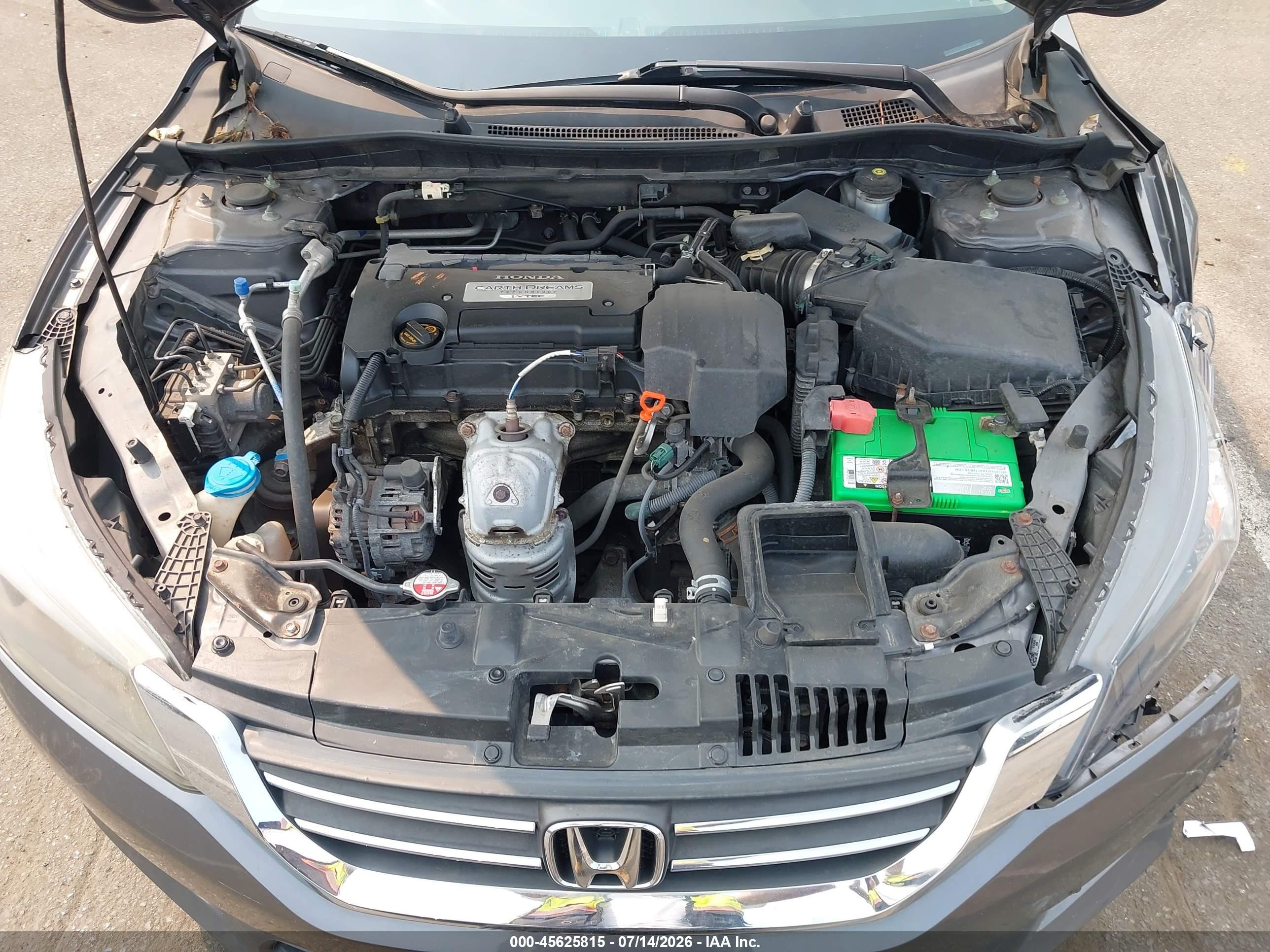 2013 Honda Accord Lx Gray vin: 1HGCR2F32DA268792
