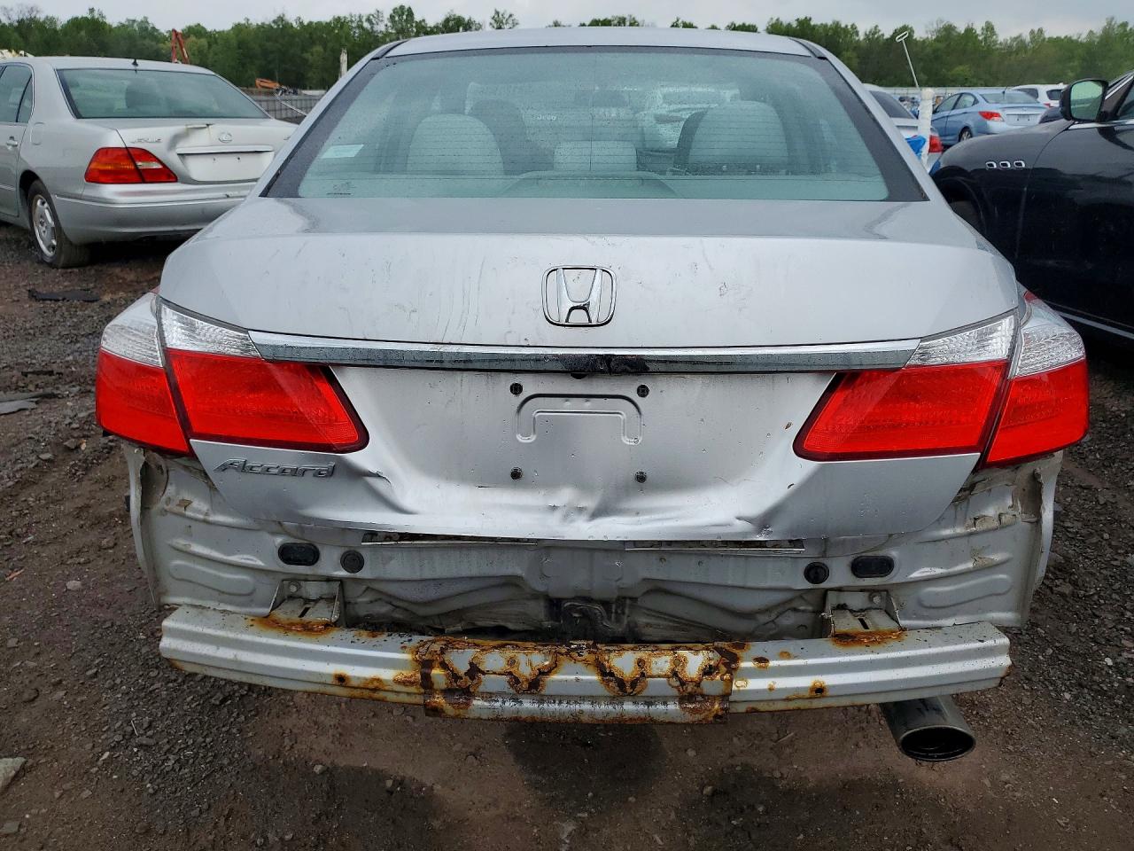 2013 Honda Accord Lx Silver vin: 1HGCR2F32DA280733
