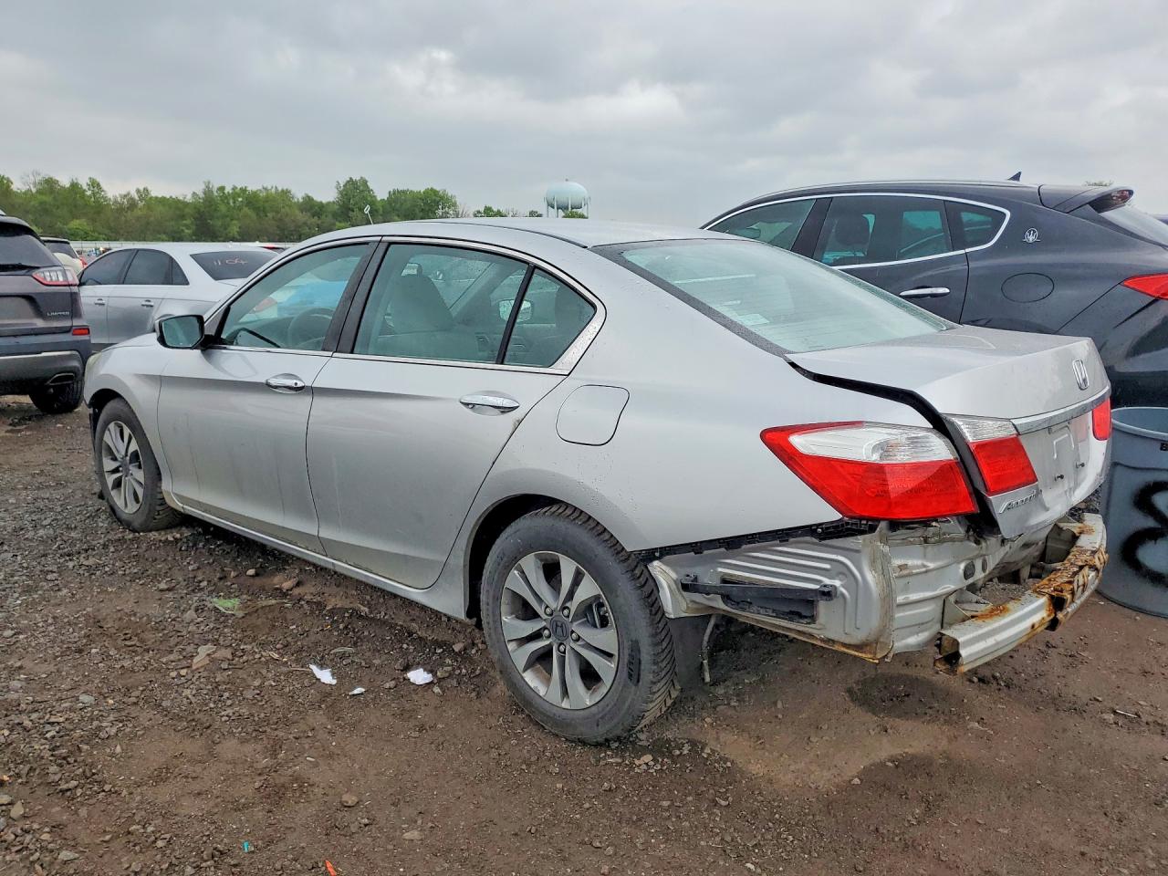 2013 Honda Accord Lx Silver vin: 1HGCR2F32DA280733