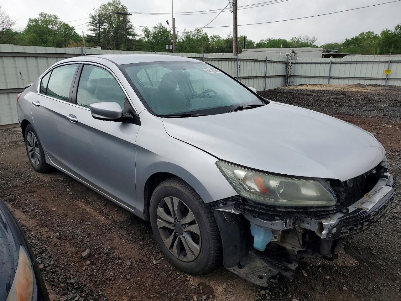 2013 Honda Accord Lx Silver vin: 1HGCR2F32DA280733