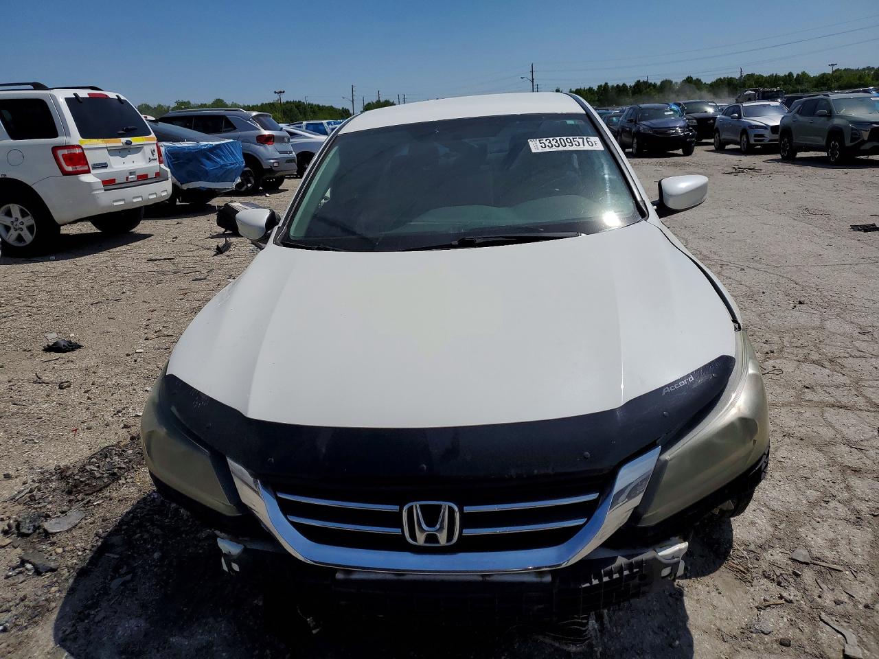 2013 Honda Accord Lx White vin: 1HGCR2F32DA803801