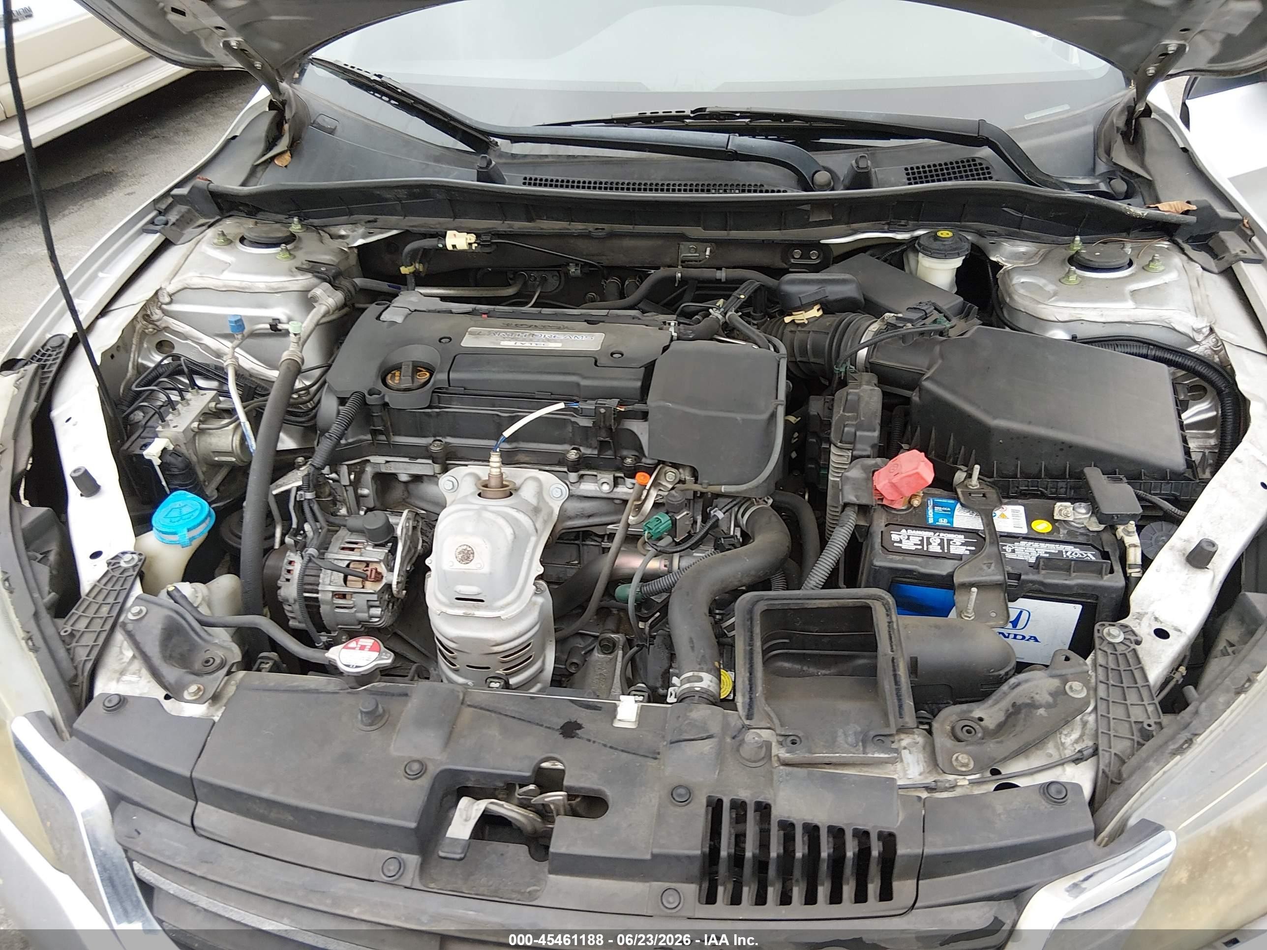 2014 Honda Accord Lx Gray vin: 1HGCR2F32EA014162