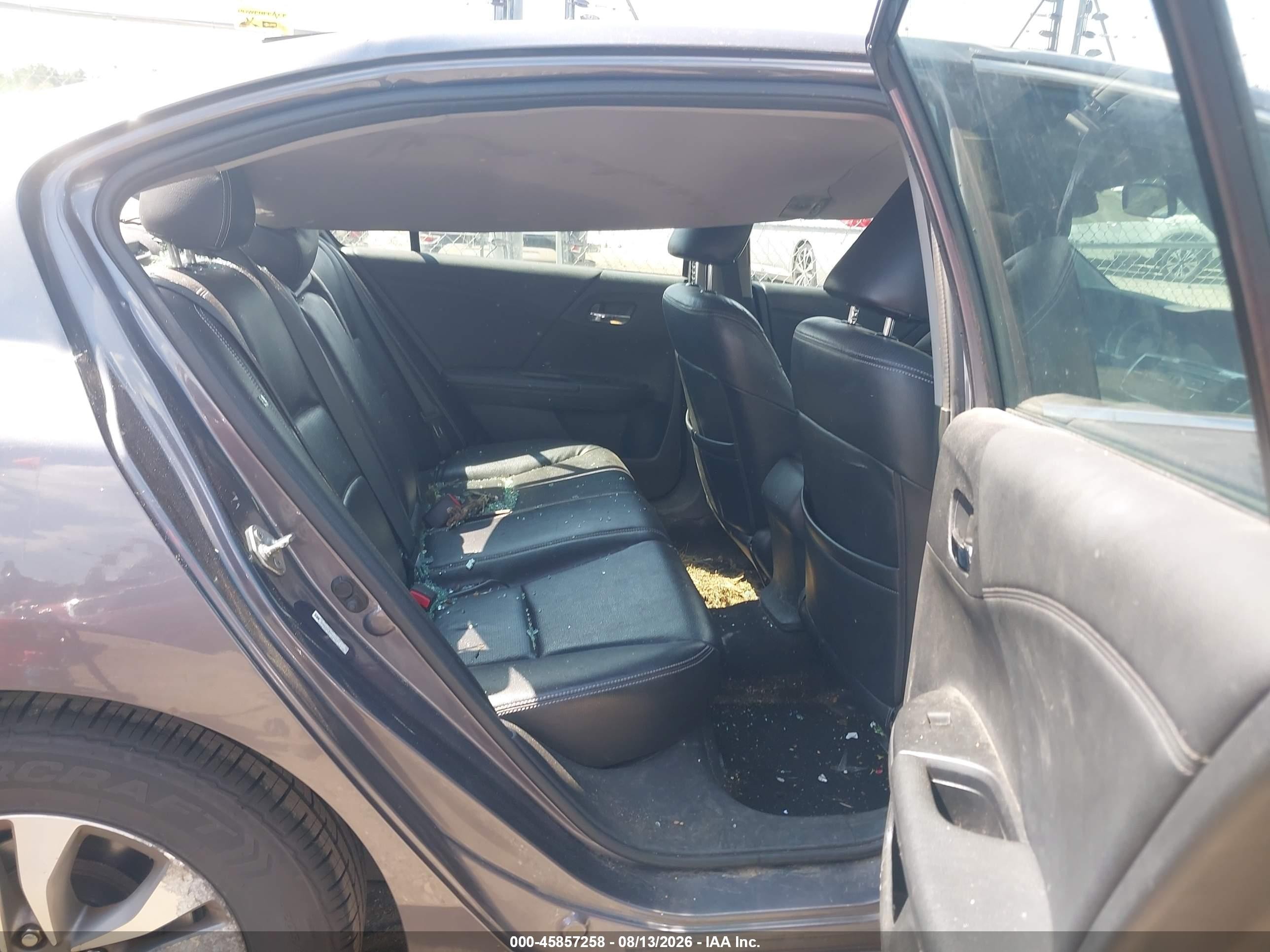 2014 Honda Accord Lx Gray vin: 1HGCR2F32EA020107