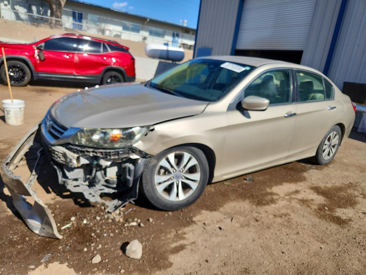2014 Honda Accord Lx Желто-коричневый vin: 1HGCR2F32EA027381