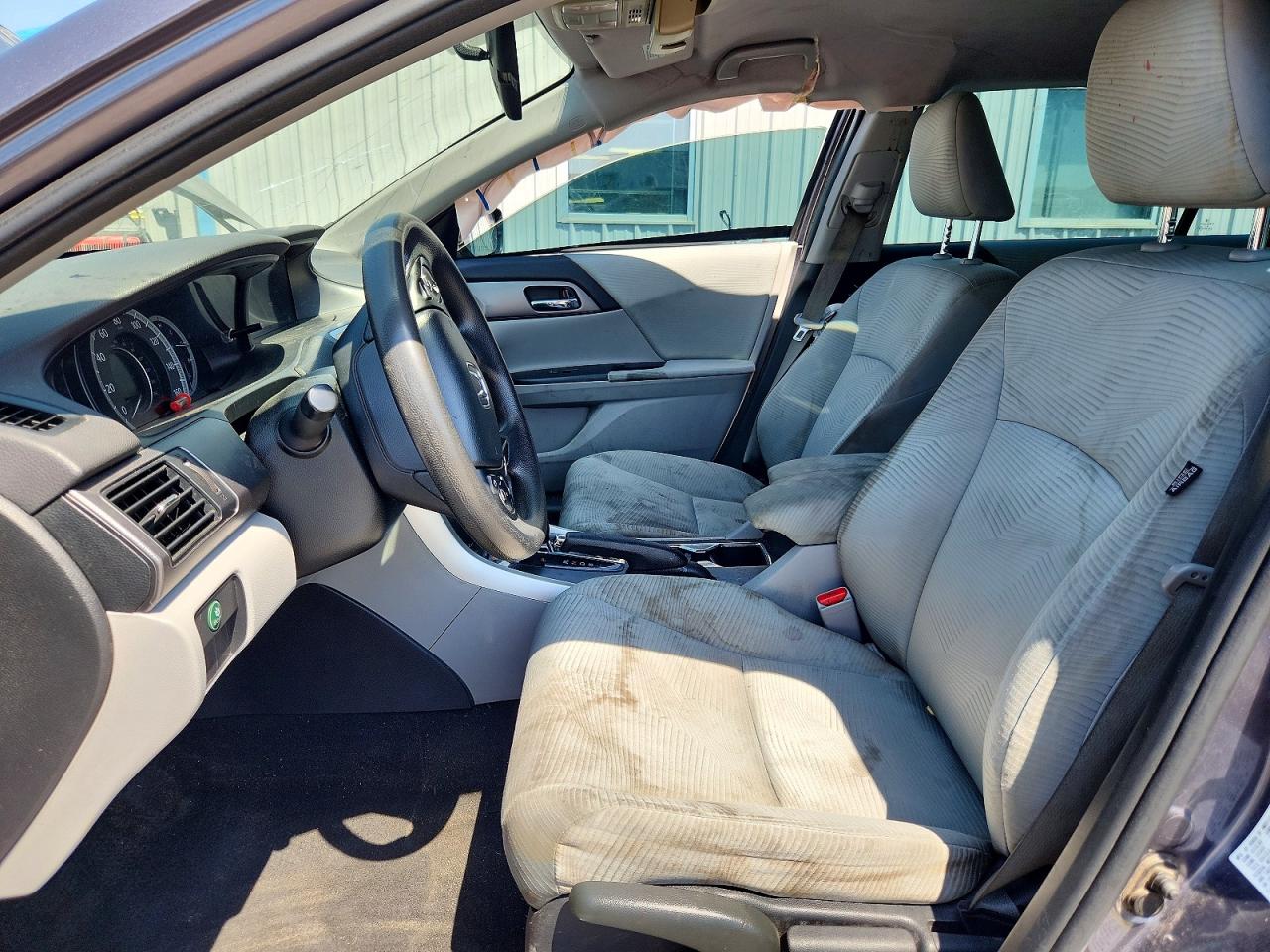 2014 Honda Accord Lx Gray vin: 1HGCR2F32EA035447