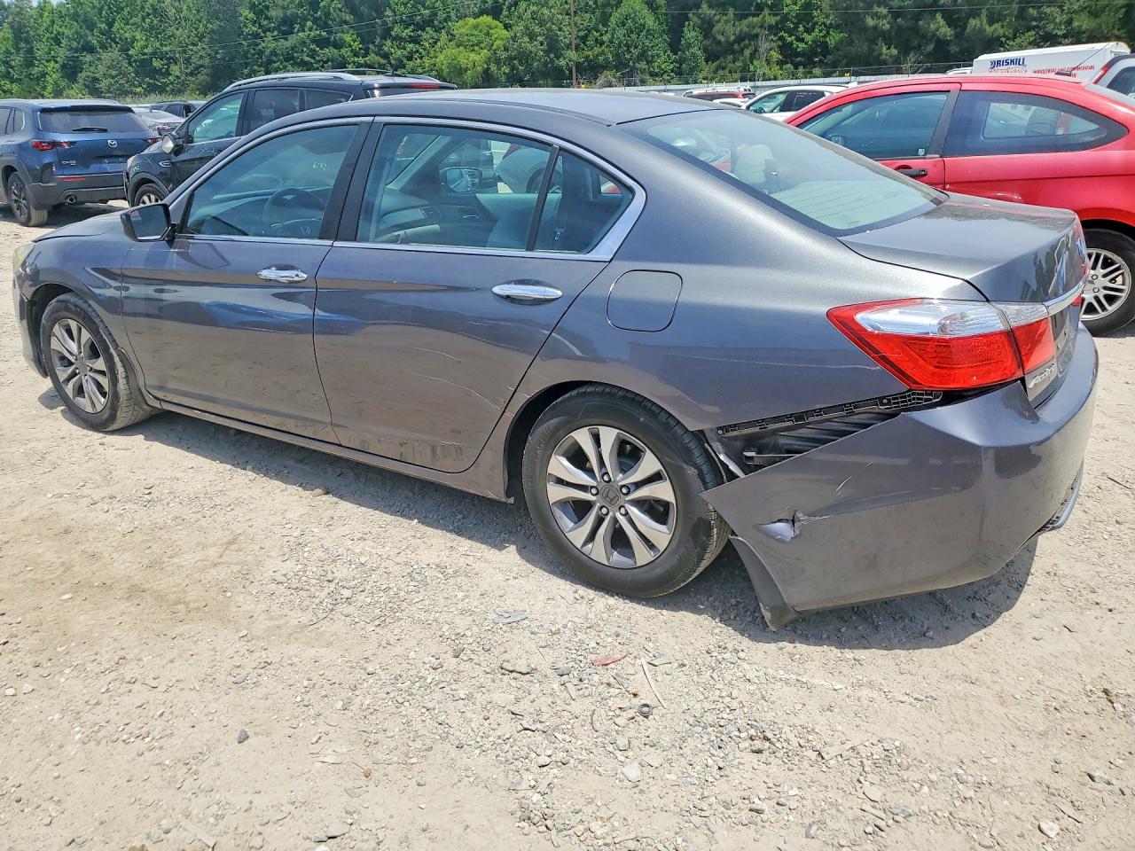2014 Honda Accord Lx Gray vin: 1HGCR2F32EA042933
