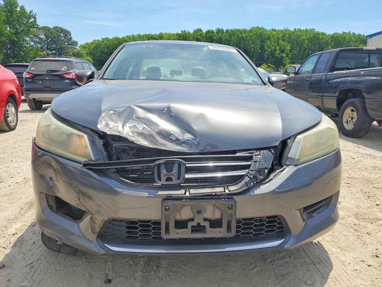 2014 Honda Accord Lx Gray vin: 1HGCR2F32EA042933