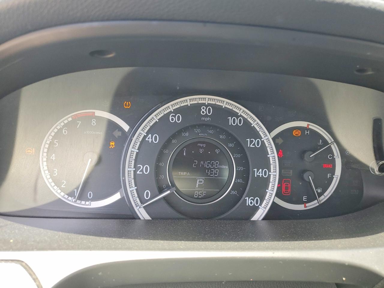 2014 Honda Accord Lx Gray vin: 1HGCR2F32EA042933
