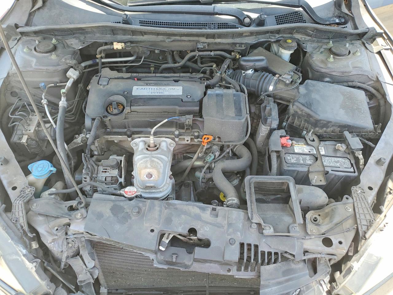 2014 Honda Accord Lx Gray vin: 1HGCR2F32EA042933