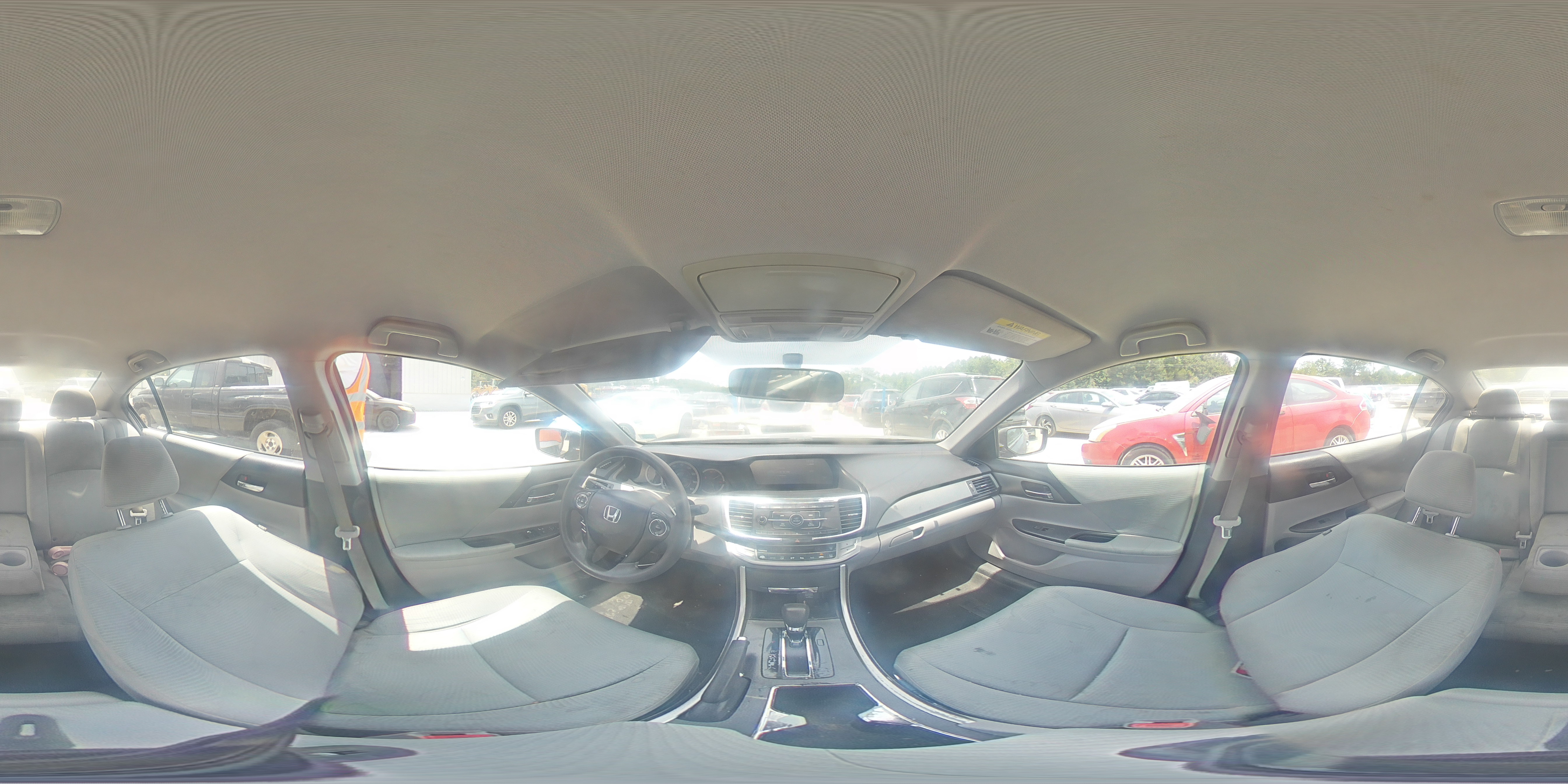 2014 Honda Accord Lx Gray vin: 1HGCR2F32EA042933