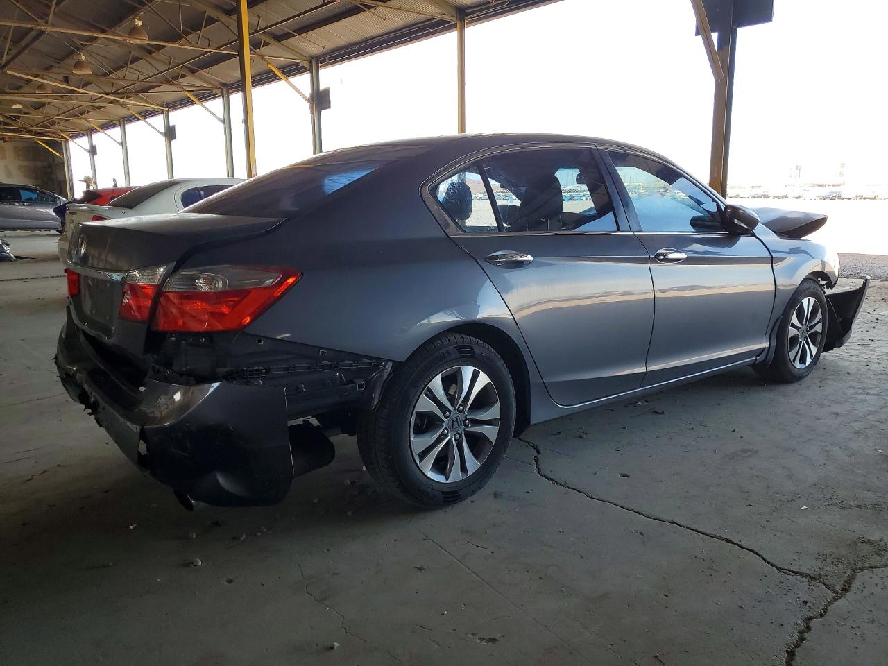 2014 Honda Accord Lx Gray vin: 1HGCR2F32EA044665