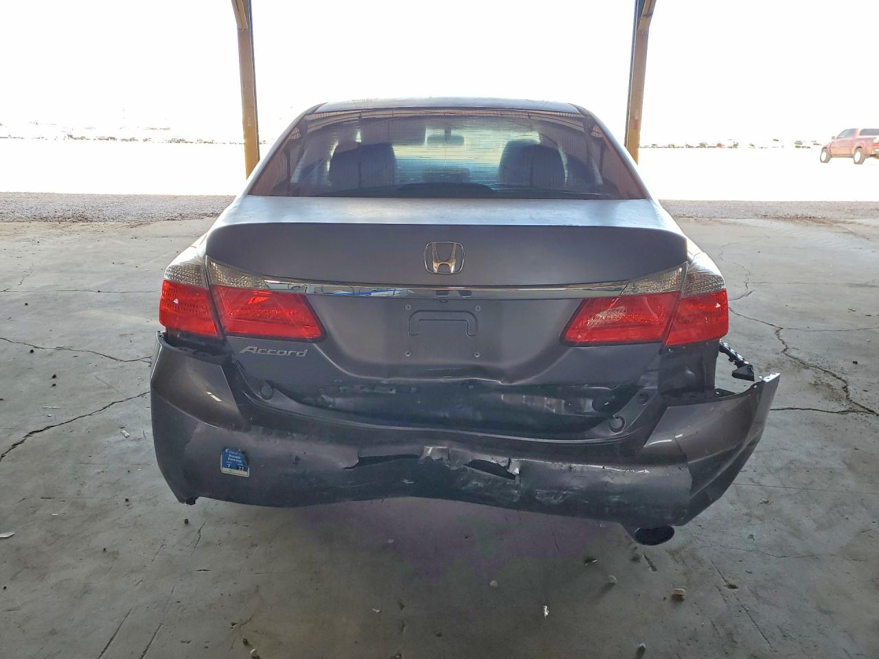 2014 Honda Accord Lx Gray vin: 1HGCR2F32EA044665