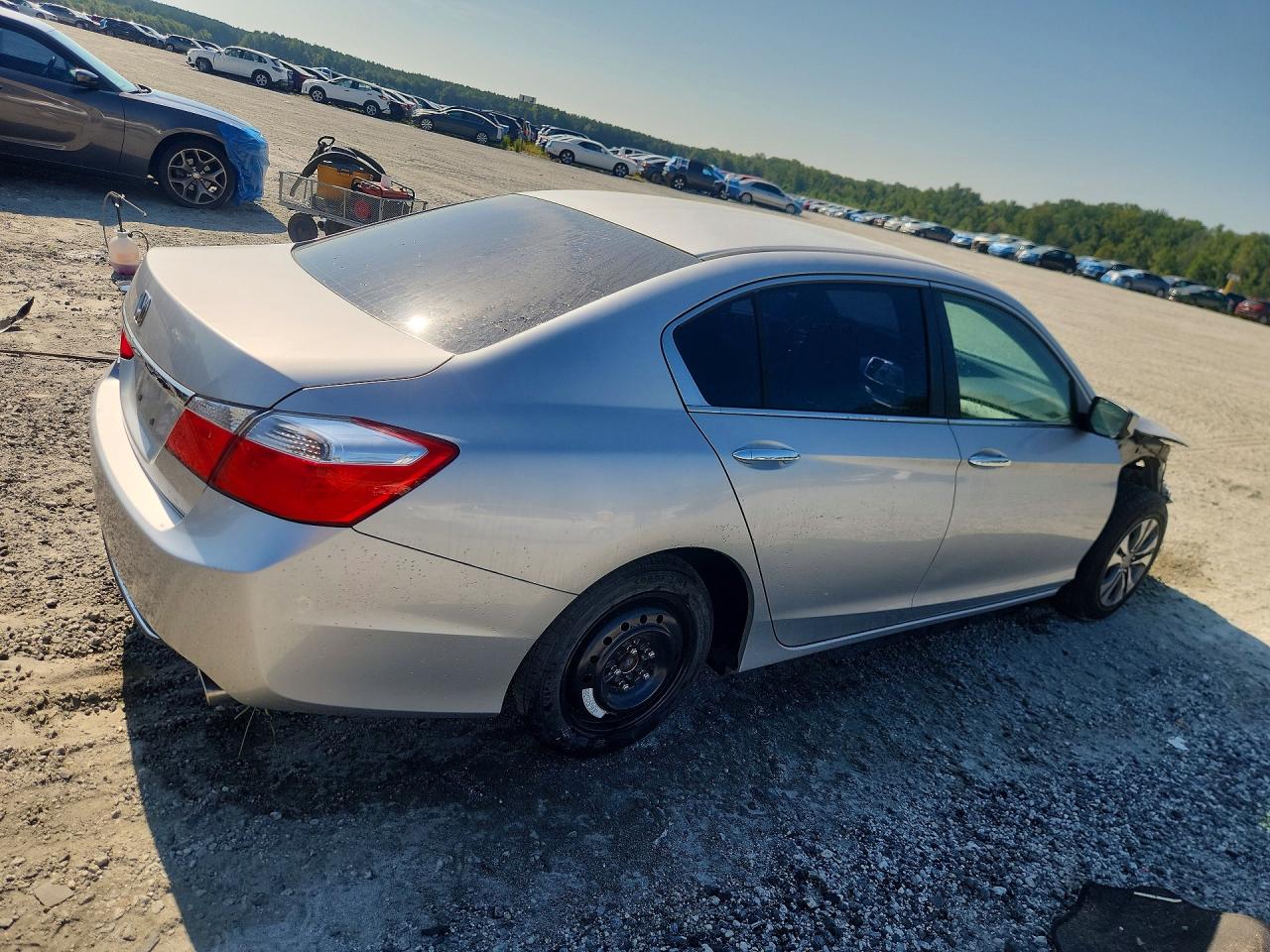 2014 Honda Accord Lx Silver vin: 1HGCR2F32EA064284