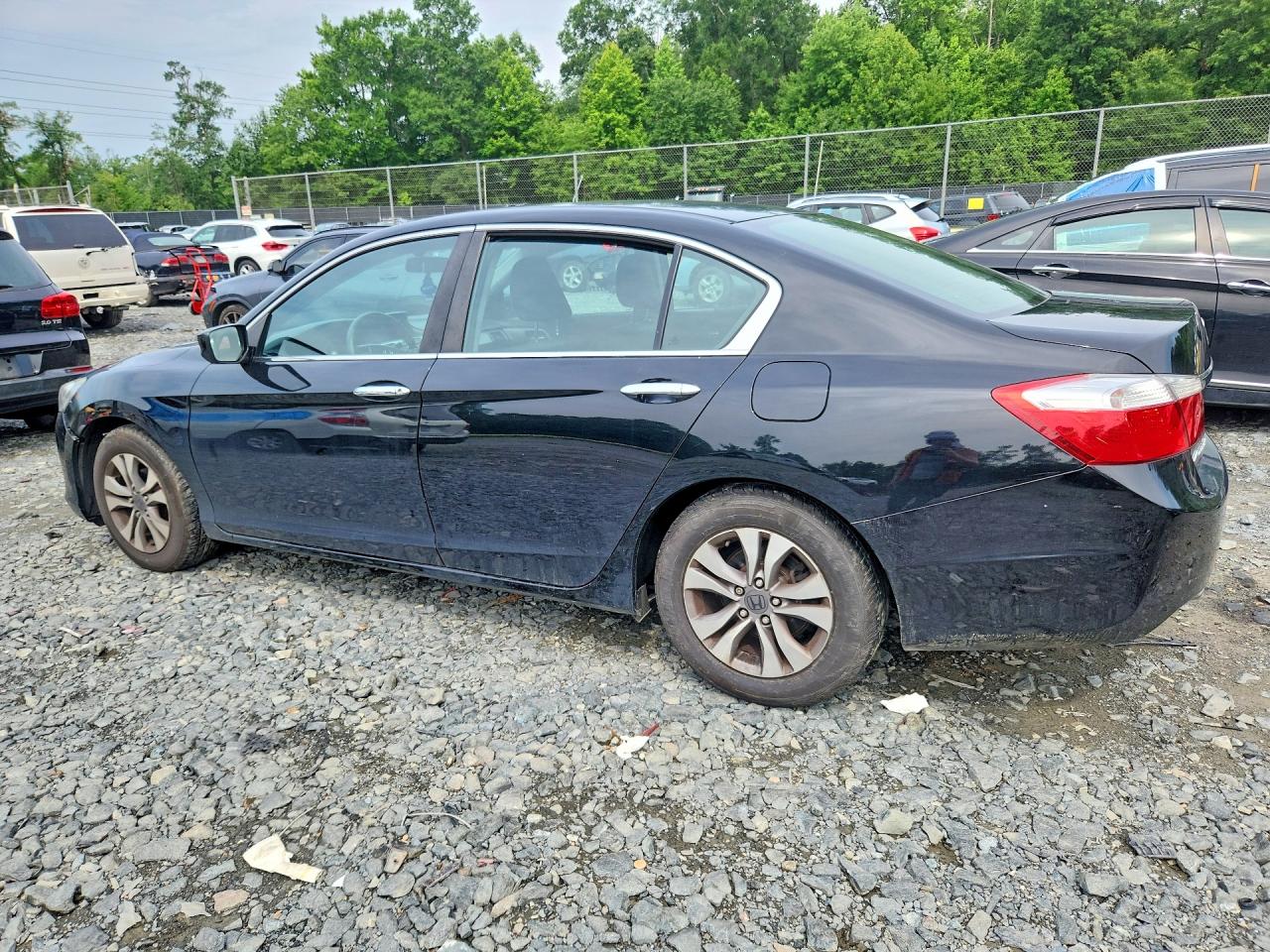 2014 Honda Accord Lx Black vin: 1HGCR2F32EA073387