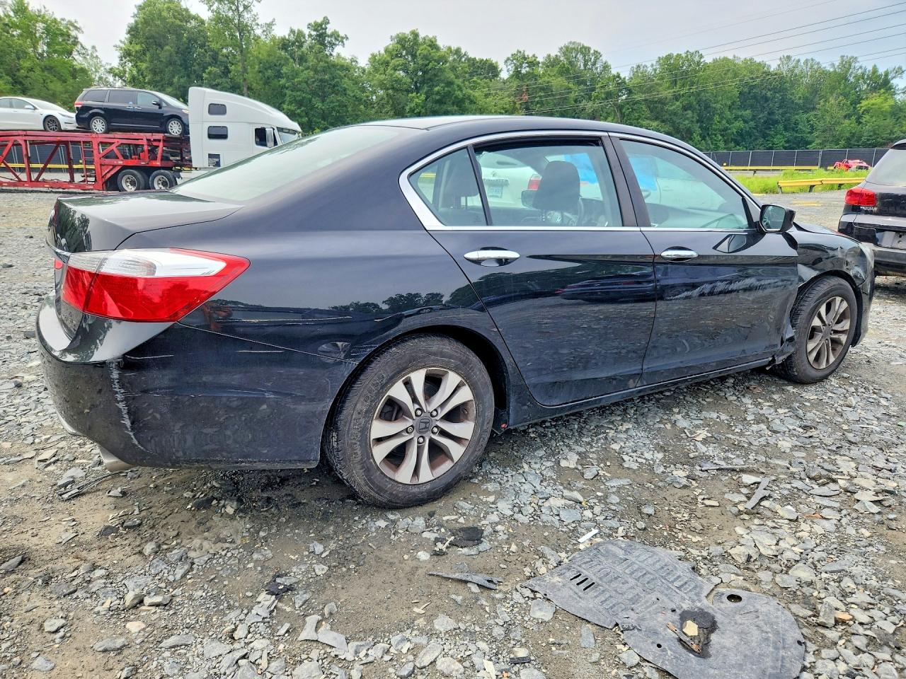 2014 Honda Accord Lx Black vin: 1HGCR2F32EA073387
