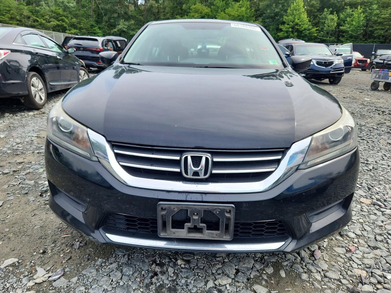 2014 Honda Accord Lx Black vin: 1HGCR2F32EA073387