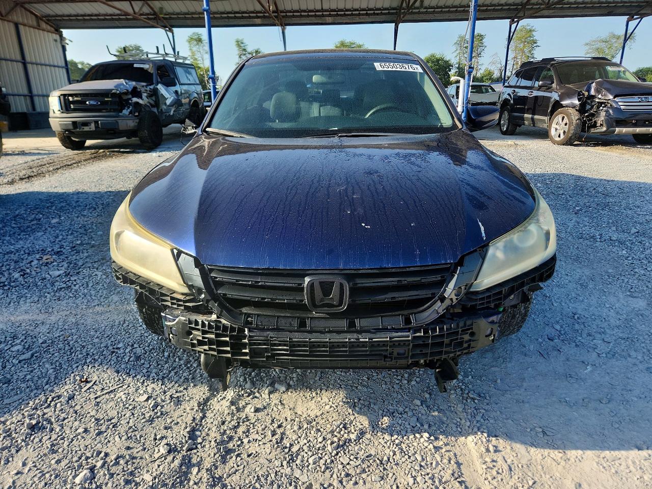 2014 Honda Accord Lx Синий vin: 1HGCR2F32EA083045