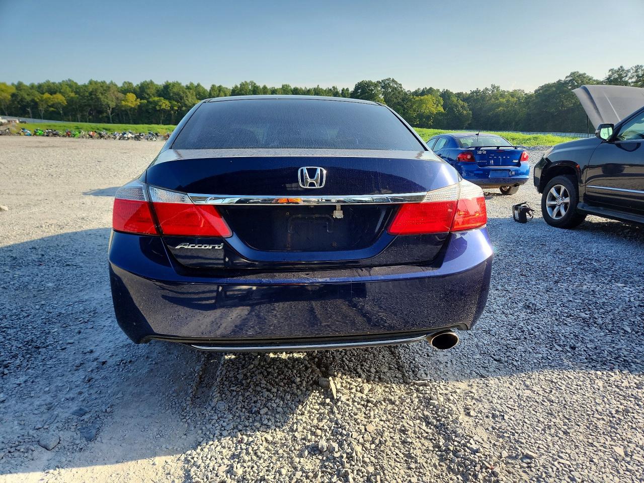 2014 Honda Accord Lx Синий vin: 1HGCR2F32EA083045