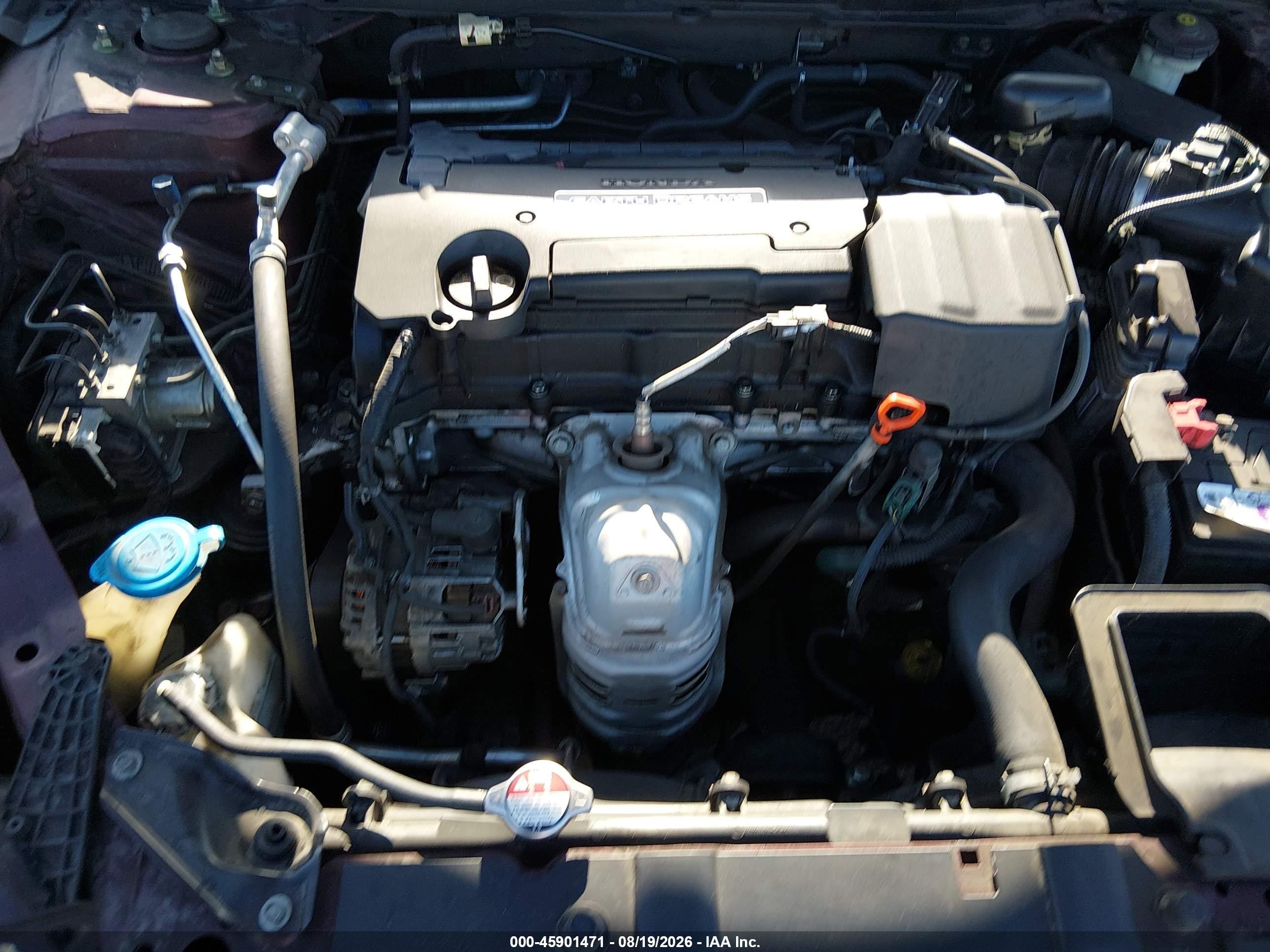 2014 Honda Accord Lx Burgundy vin: 1HGCR2F32EA085443