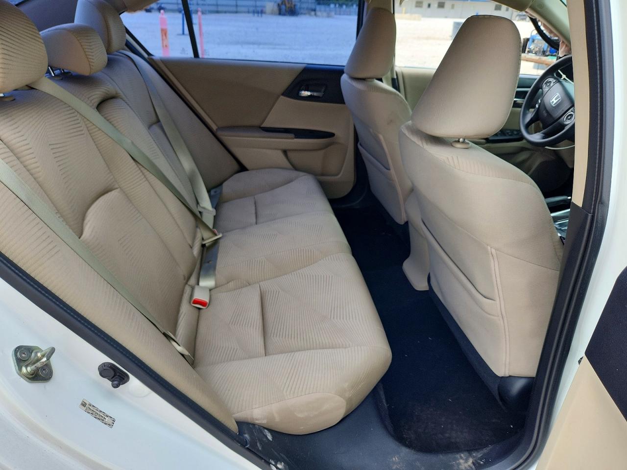 2014 Honda Accord Lx White vin: 1HGCR2F32EA086169