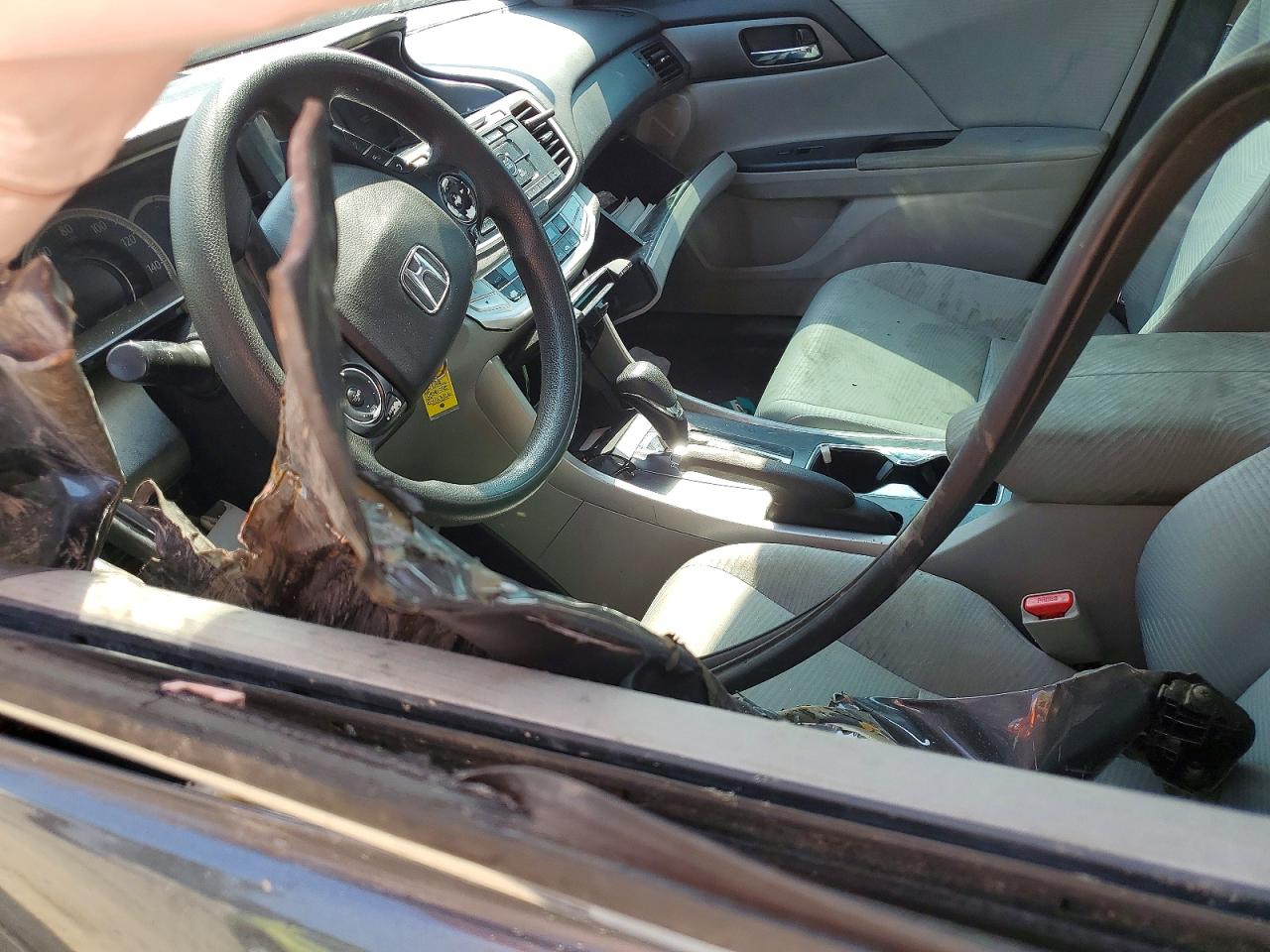 2014 Honda Accord Lx Gray vin: 1HGCR2F32EA086995