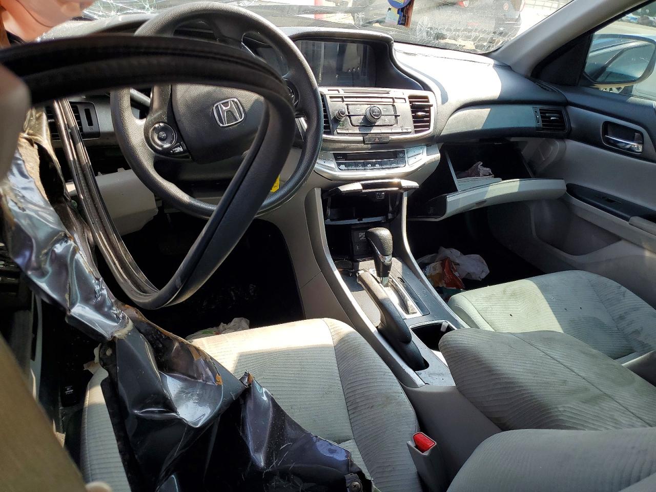 2014 Honda Accord Lx Gray vin: 1HGCR2F32EA086995