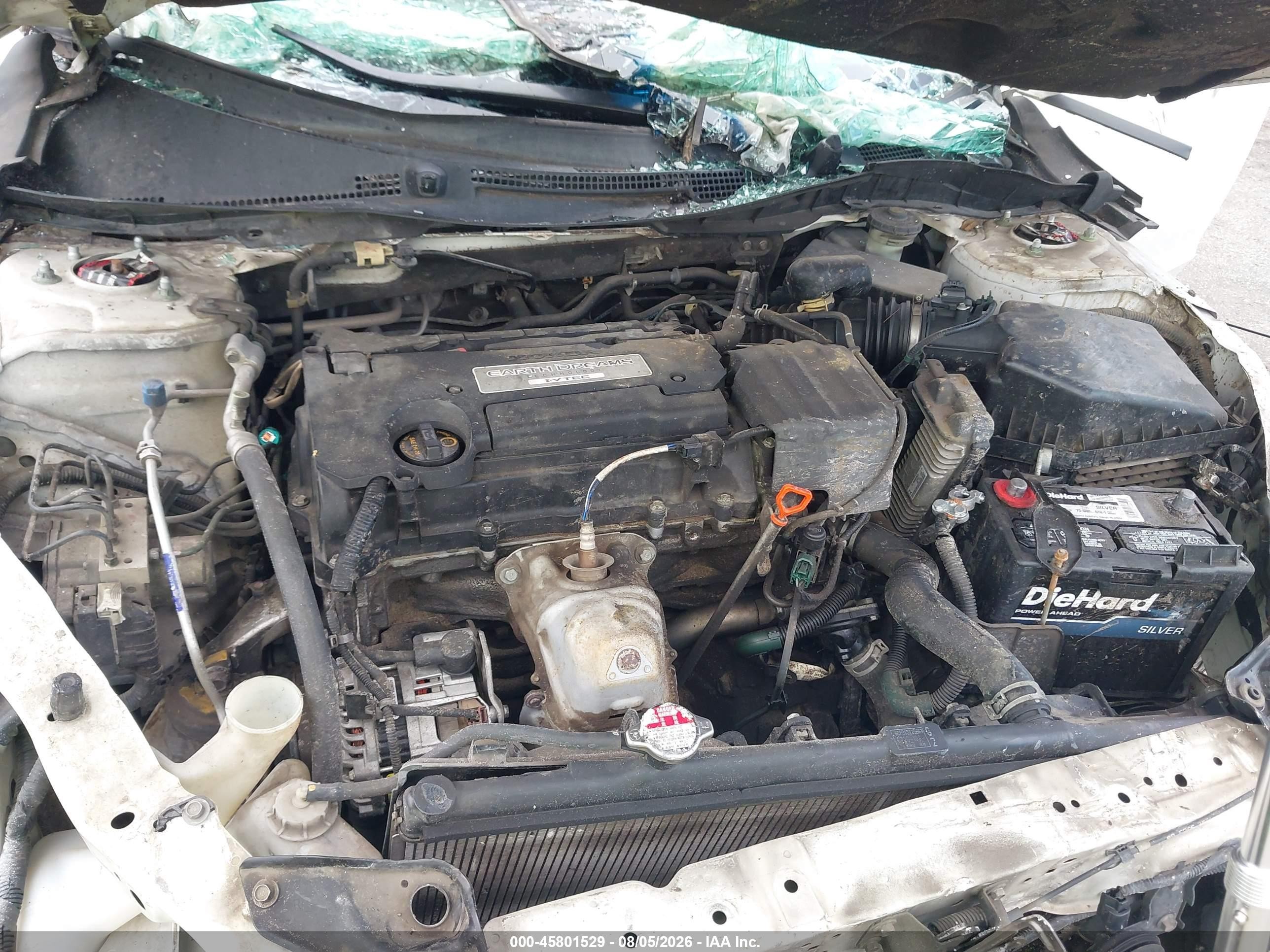 2014 Honda Accord Lx Белый vin: 1HGCR2F32EA088519