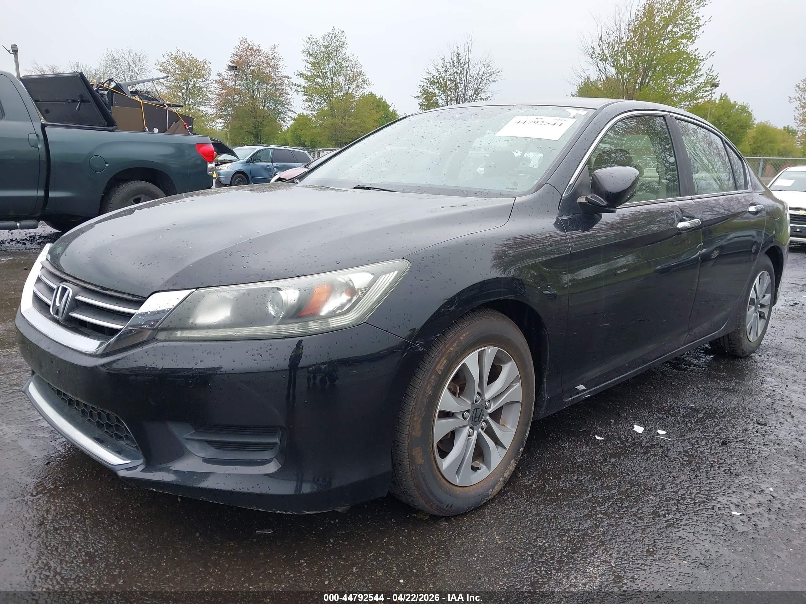 2014 Honda Accord Lx Черный vin: 1HGCR2F32EA089119
