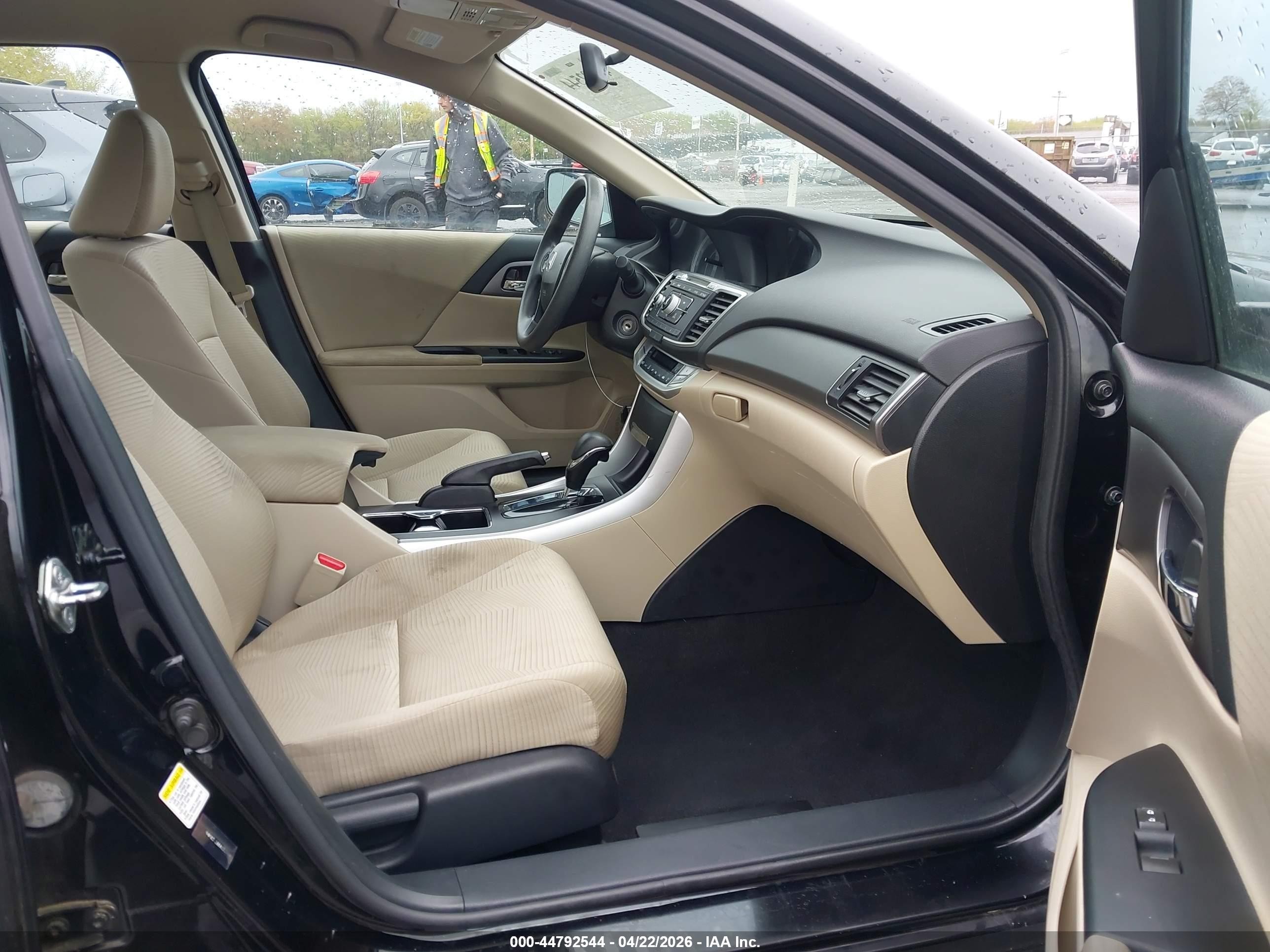 2014 Honda Accord Lx Черный vin: 1HGCR2F32EA089119