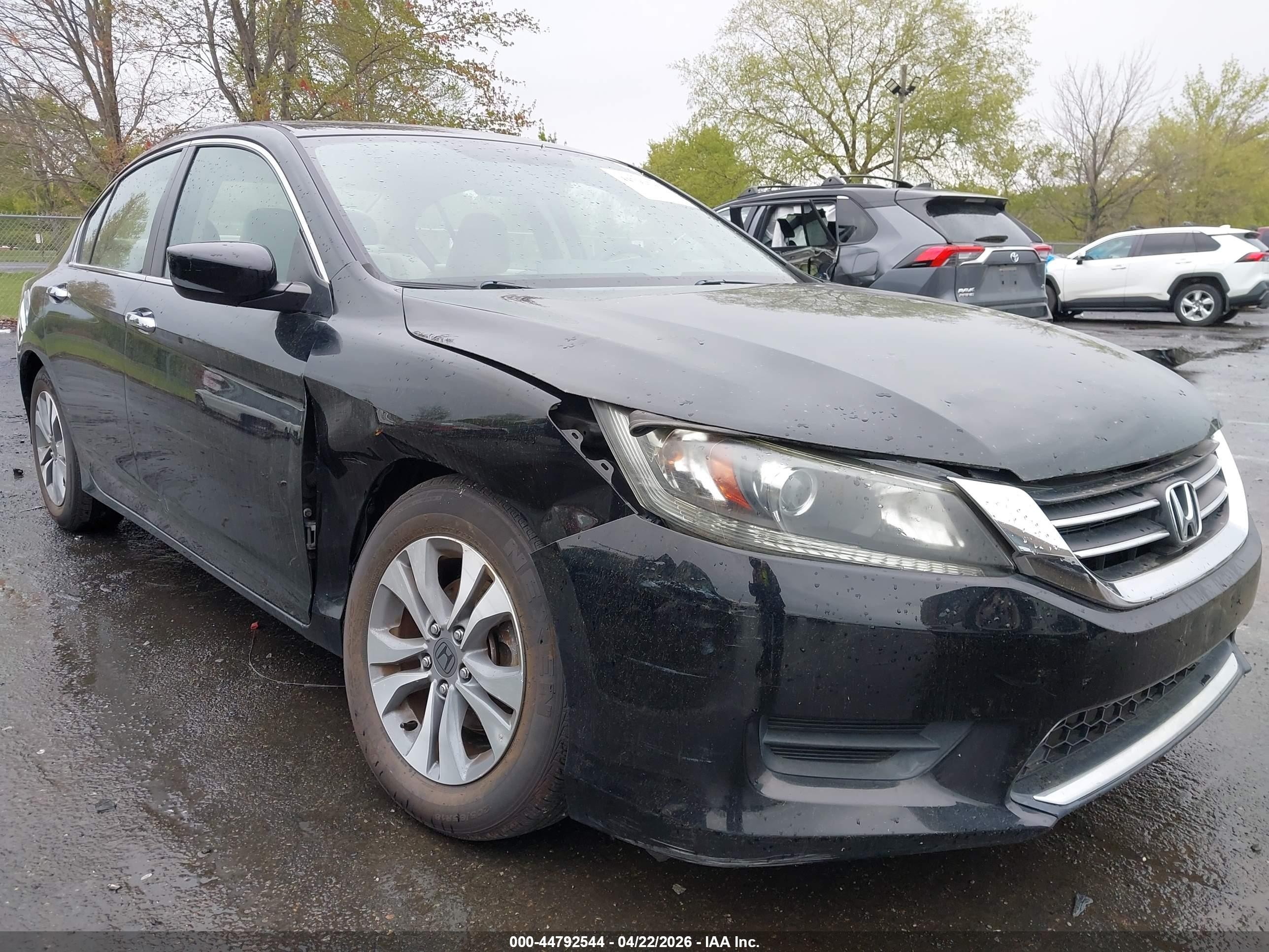 2014 Honda Accord Lx Черный vin: 1HGCR2F32EA089119