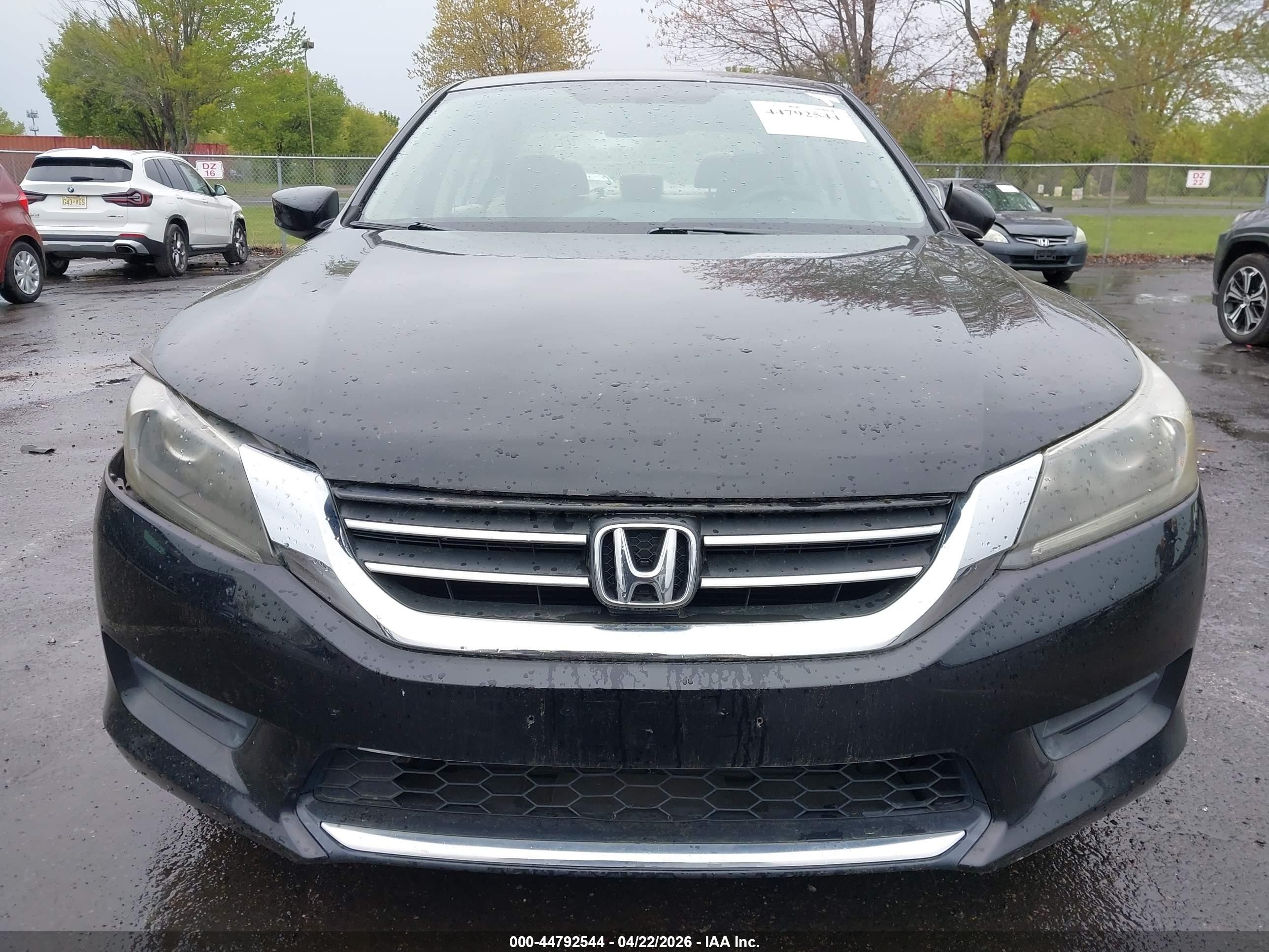 2014 Honda Accord Lx Черный vin: 1HGCR2F32EA089119