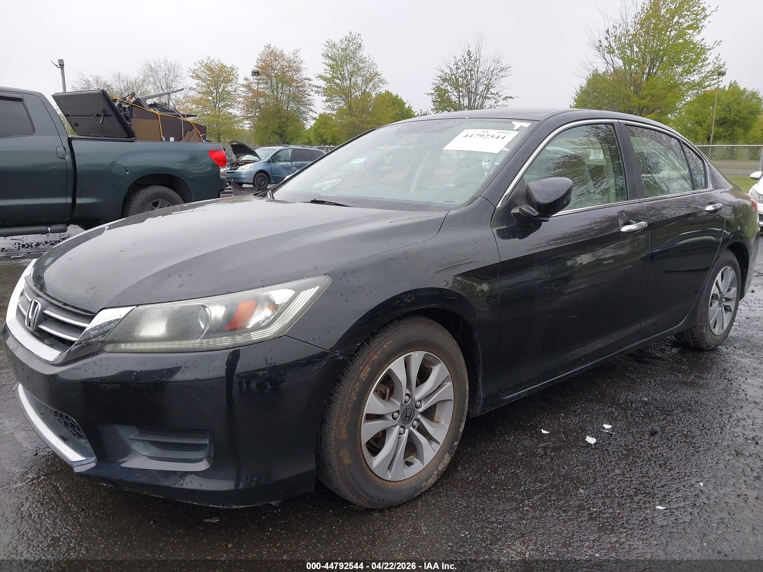 2014 Honda Accord Lx Черный vin: 1HGCR2F32EA089119