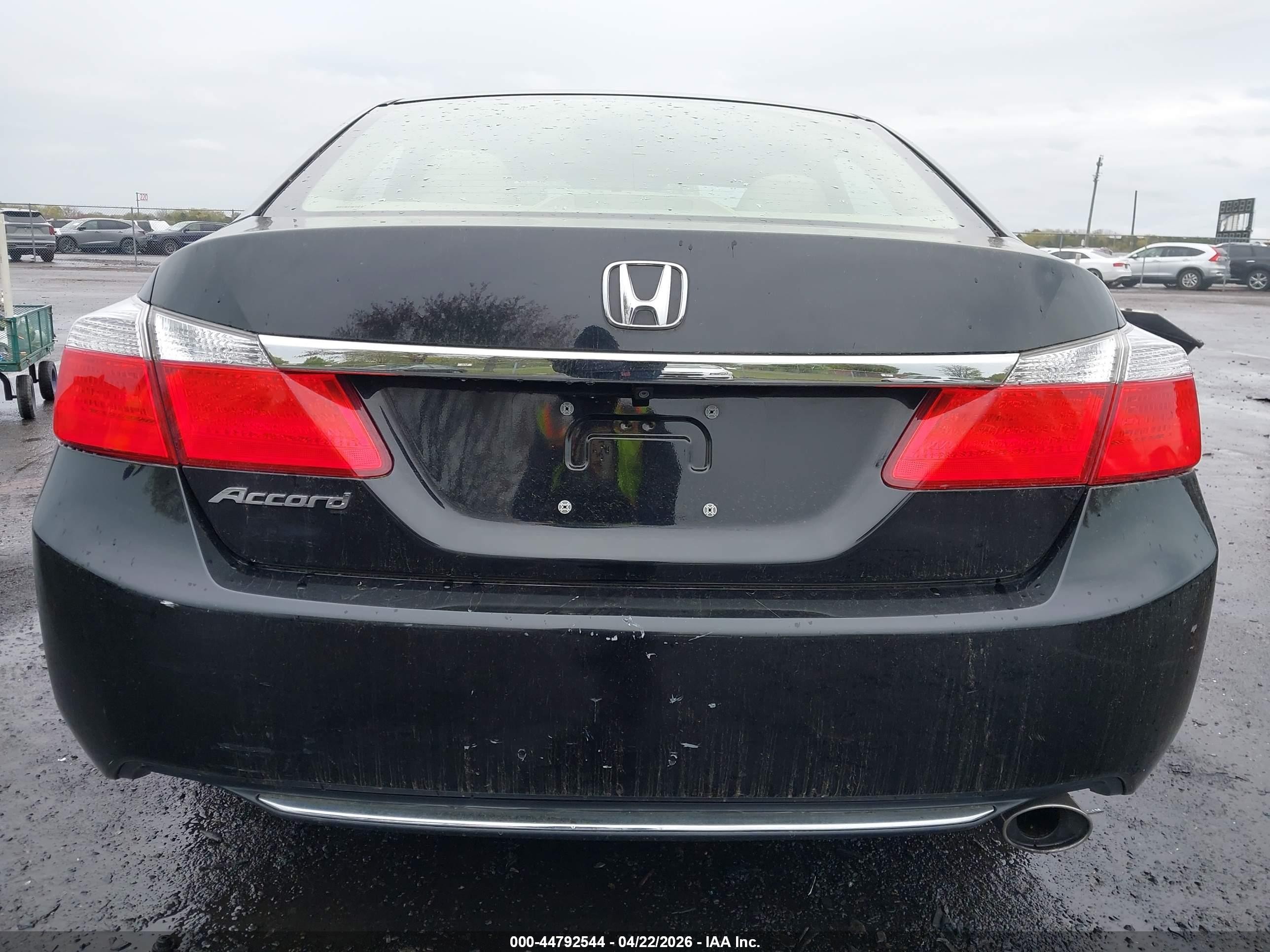 2014 Honda Accord Lx Черный vin: 1HGCR2F32EA089119