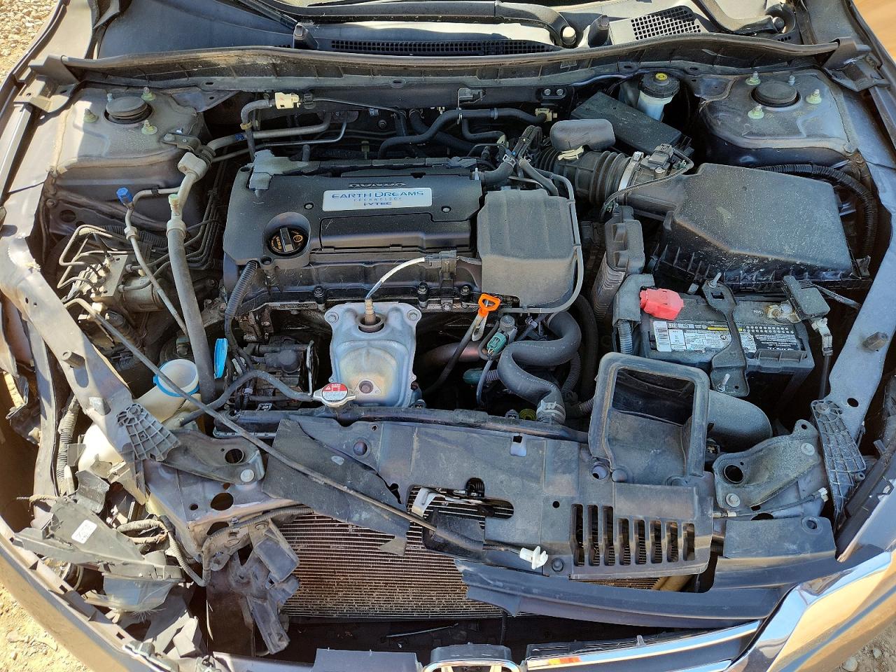 2014 Honda Accord Lx Gray vin: 1HGCR2F32EA112334