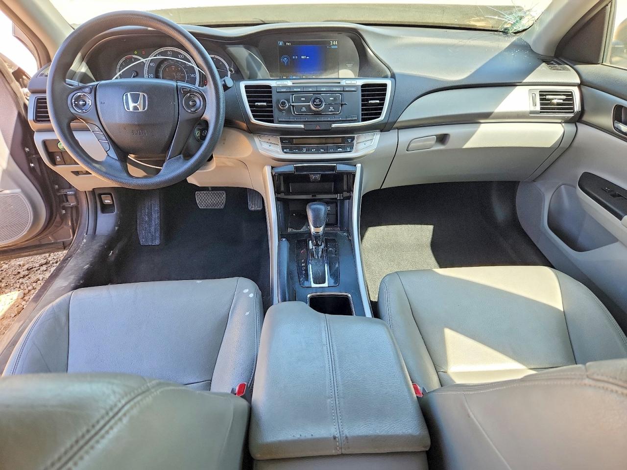 2014 Honda Accord Lx Gray vin: 1HGCR2F32EA112334