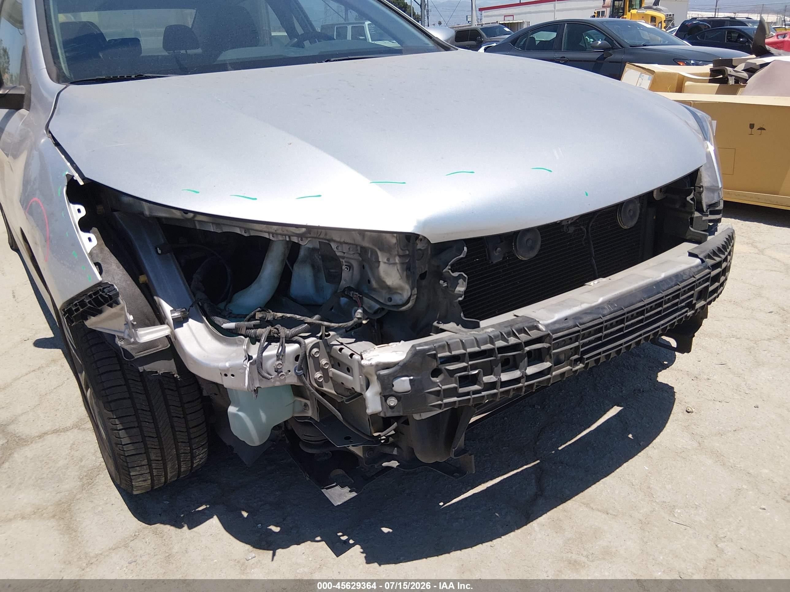 2014 Honda Accord Lx Silver vin: 1HGCR2F32EA112348