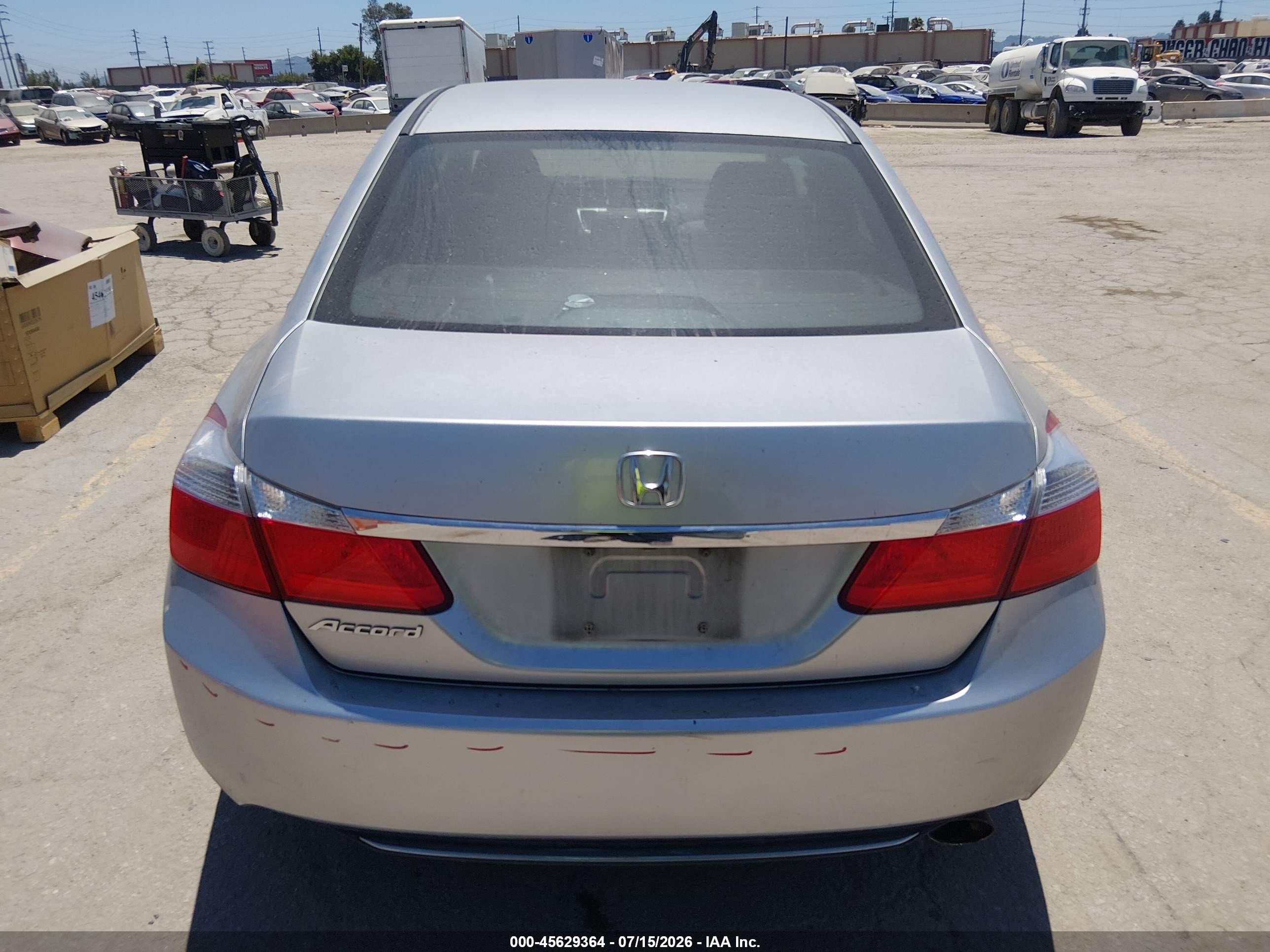 2014 Honda Accord Lx Silver vin: 1HGCR2F32EA112348
