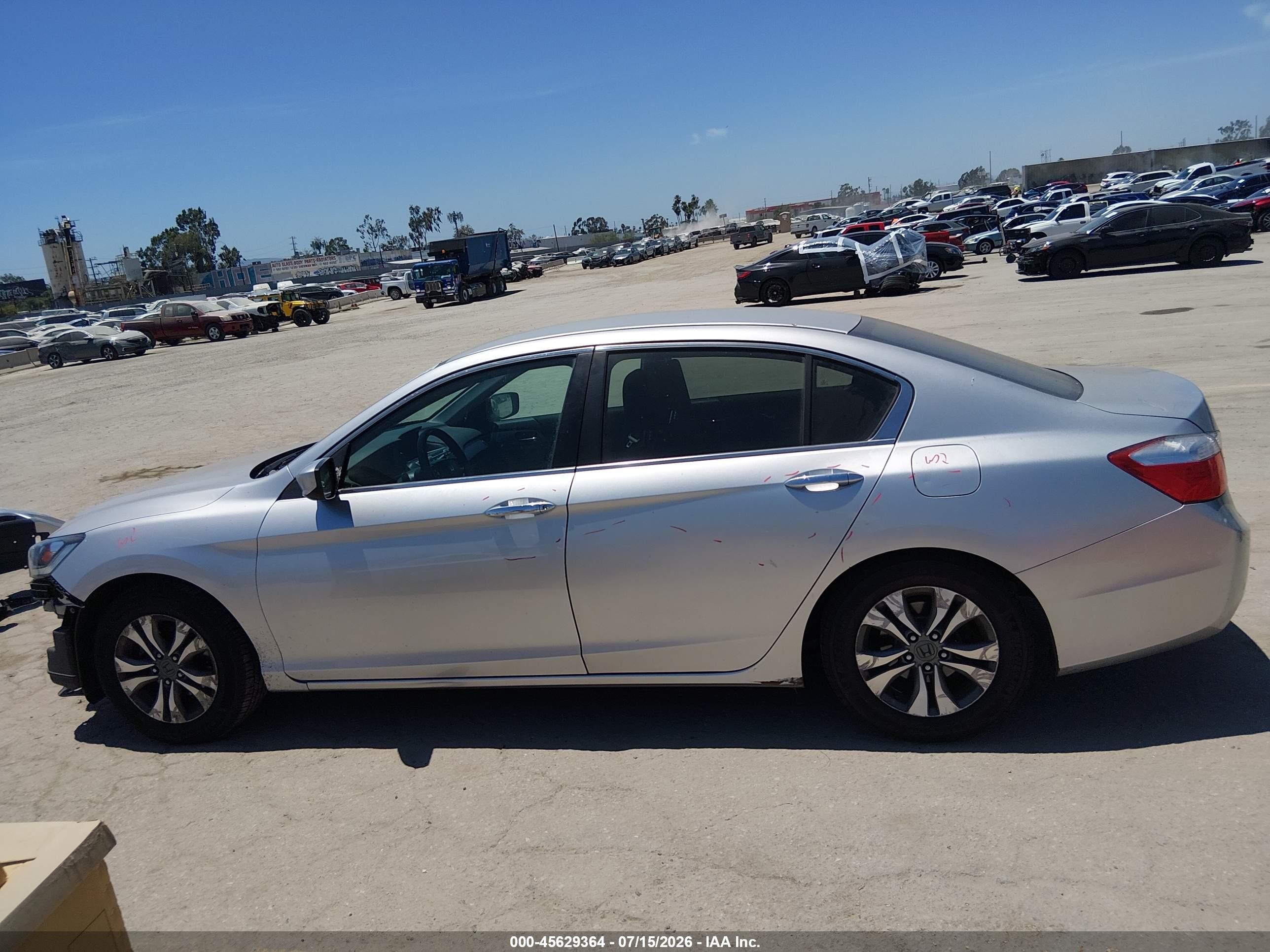 2014 Honda Accord Lx Silver vin: 1HGCR2F32EA112348