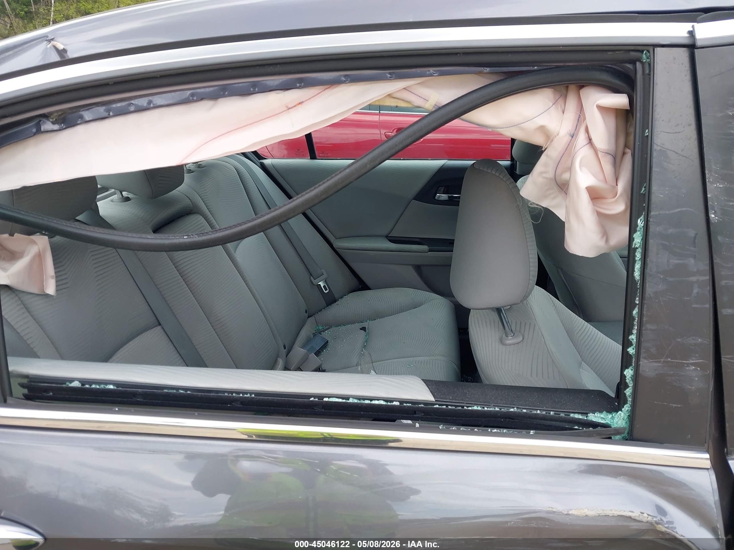 2014 Honda Accord Lx Gray vin: 1HGCR2F32EA149884