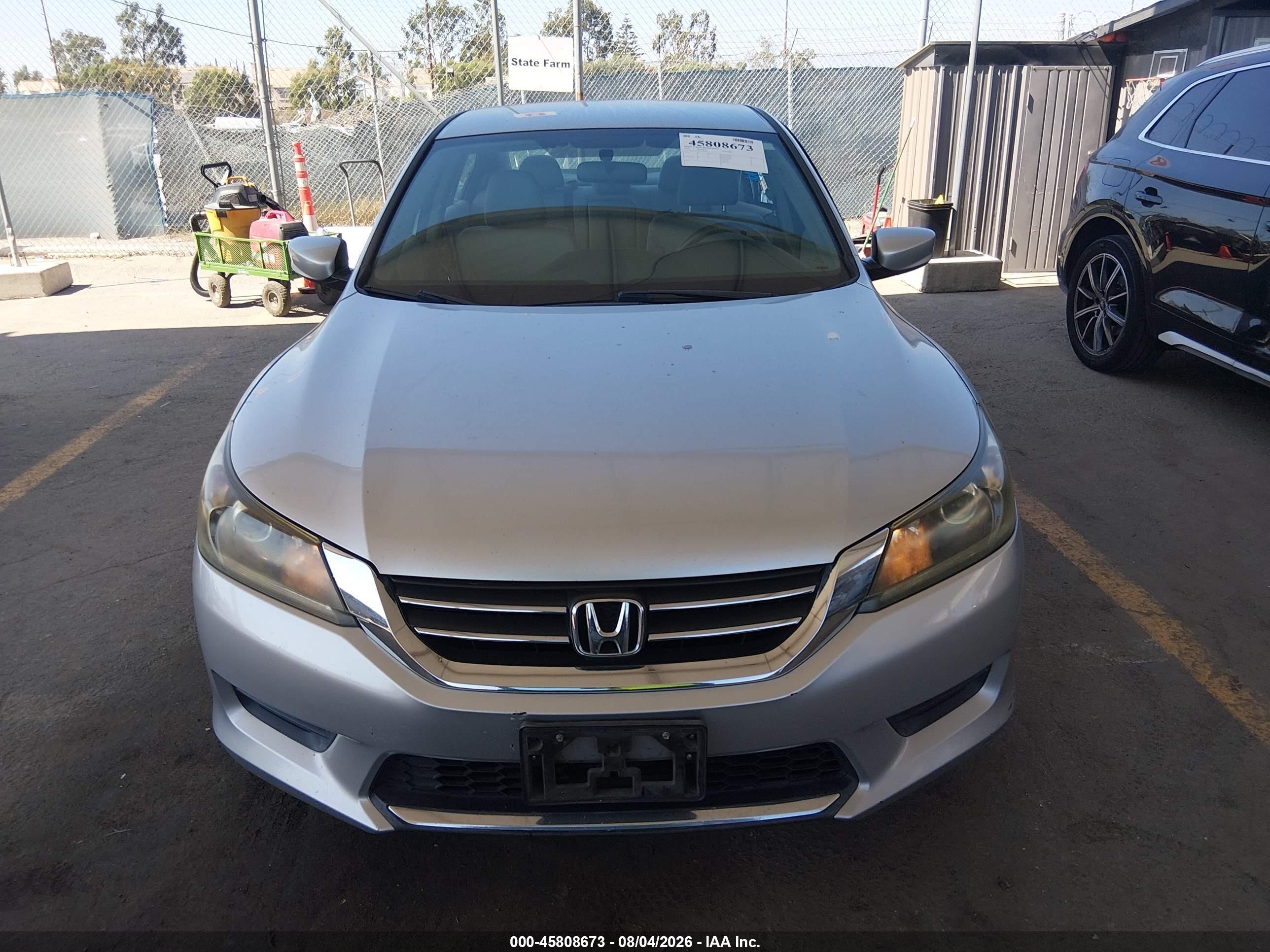 2014 Honda Accord Lx Silver vin: 1HGCR2F32EA171481