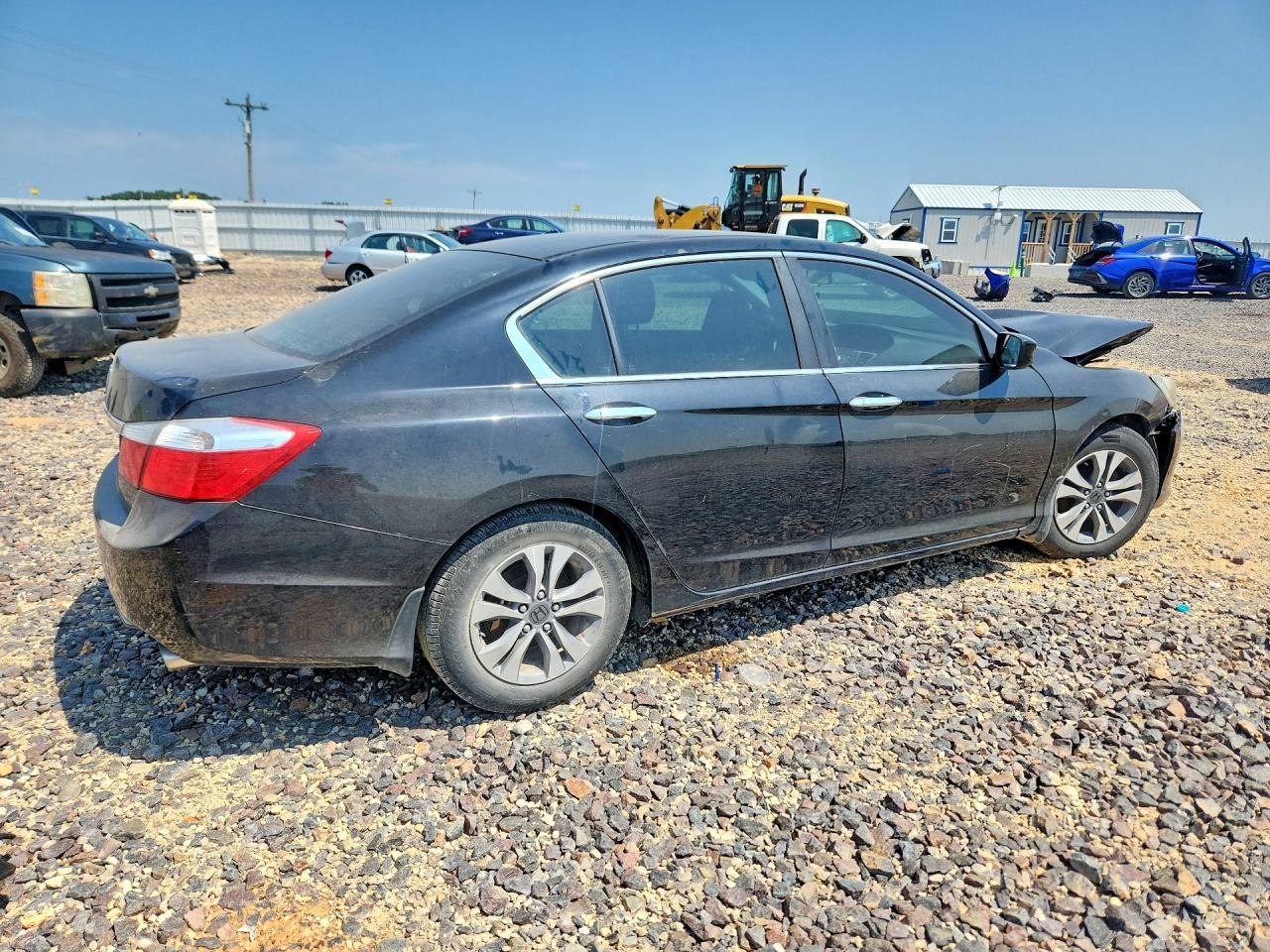 2014 Honda Accord Lx Black vin: 1HGCR2F32EA177913