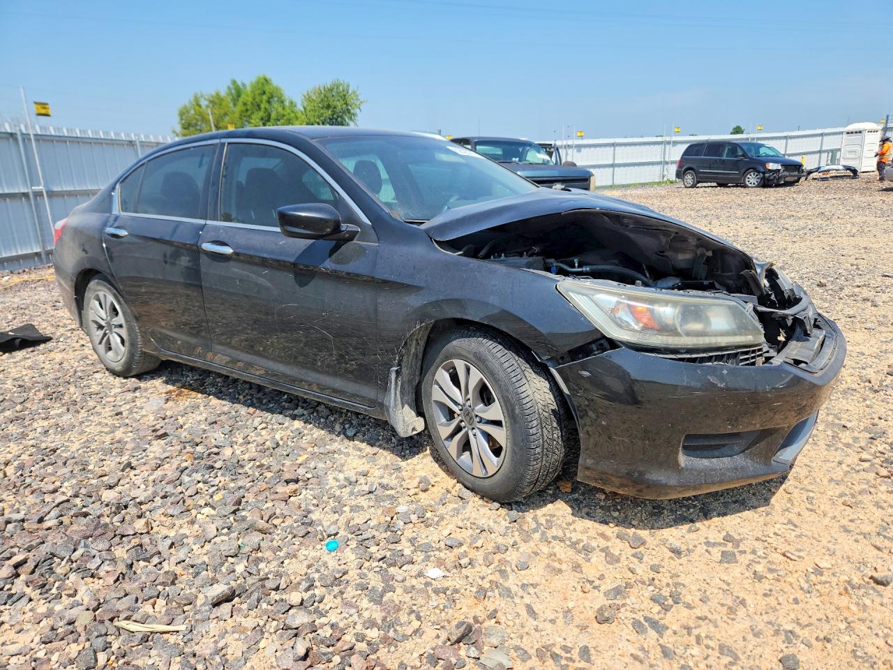 2014 Honda Accord Lx Black vin: 1HGCR2F32EA177913