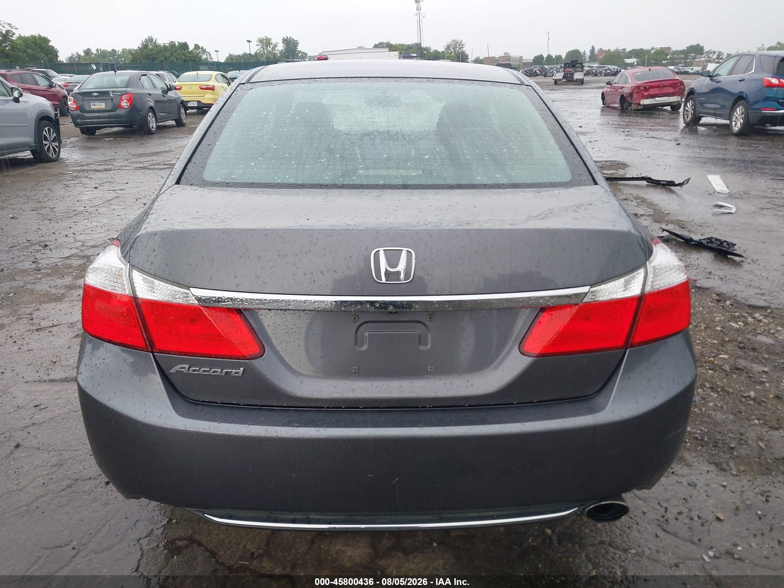 2014 Honda Accord Lx Gray vin: 1HGCR2F32EA225443